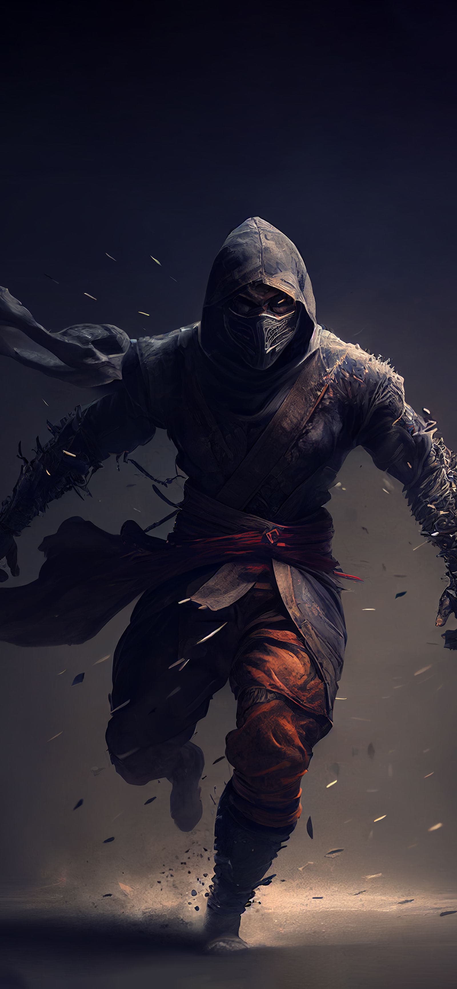 Stealthy Ninja Run - Pro phone wallpaper