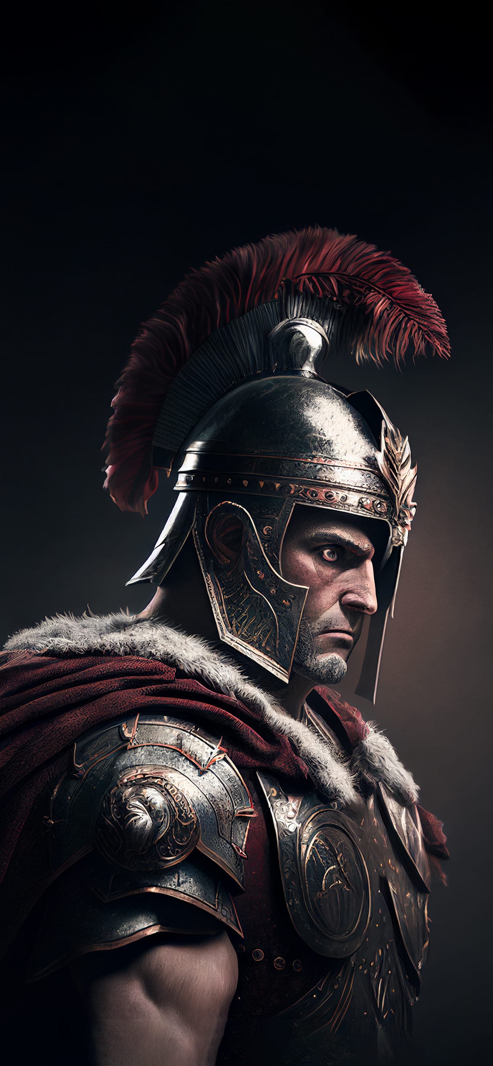 Stoic Roman General - Pro phone wallpaper