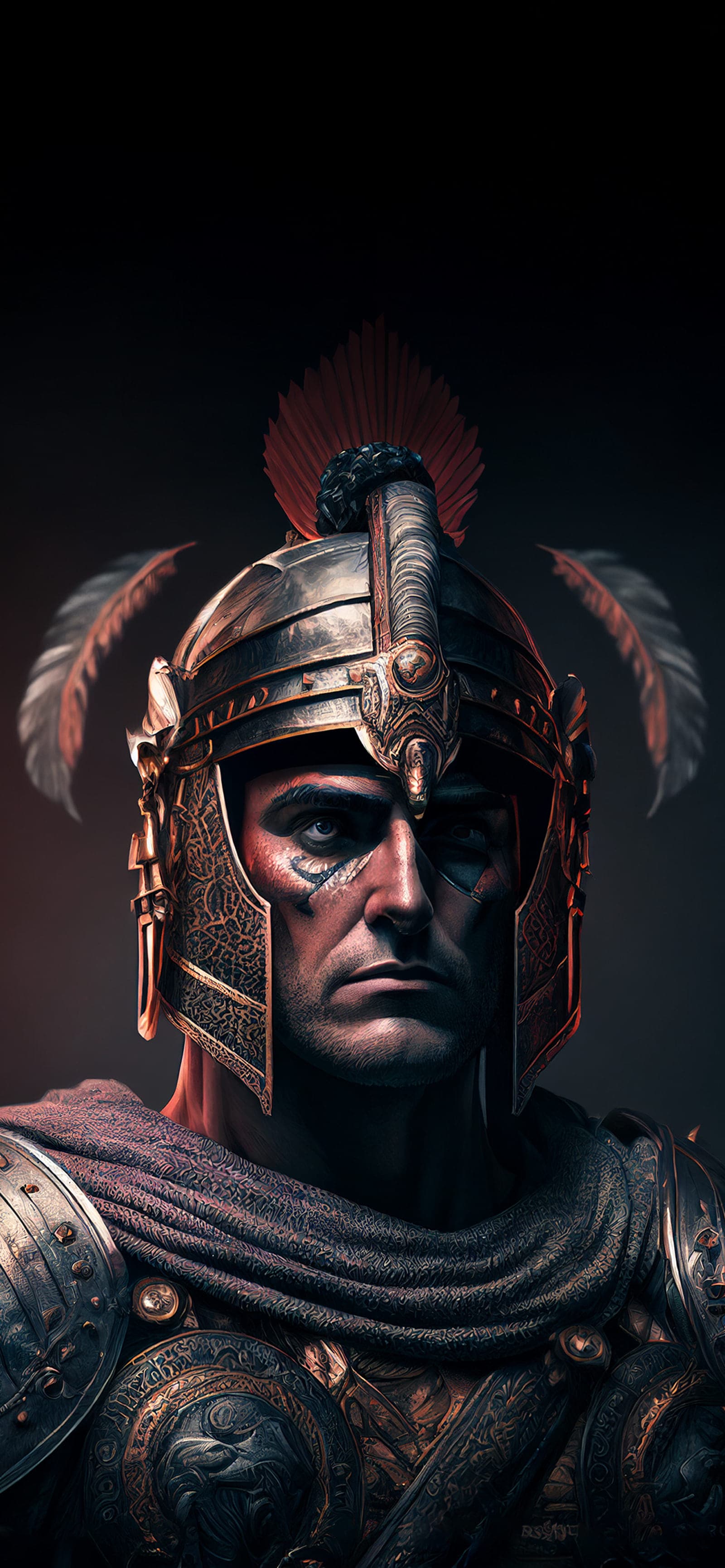 Roman Commander Portrait - Pro phone wallpaper