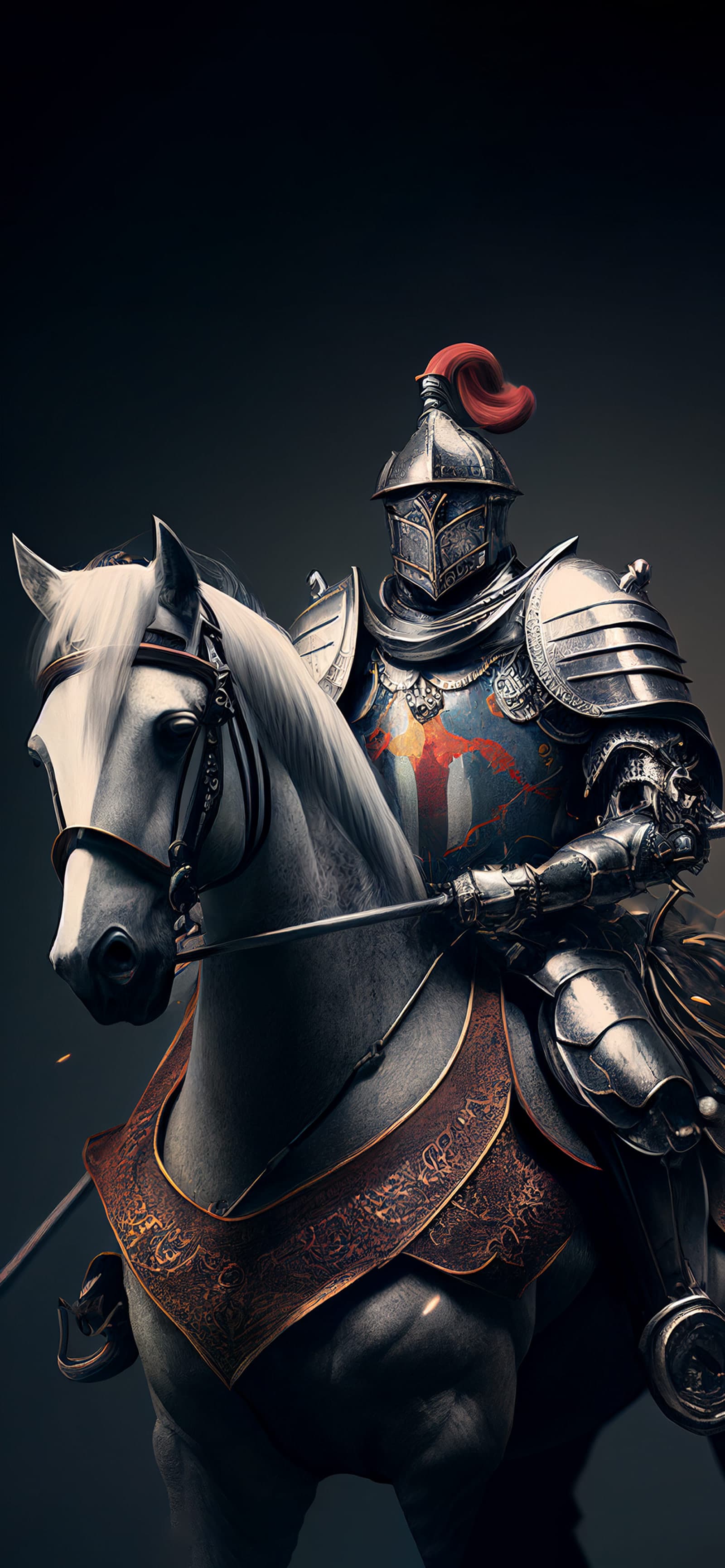 Noble Knight Steed - Pro phone wallpaper