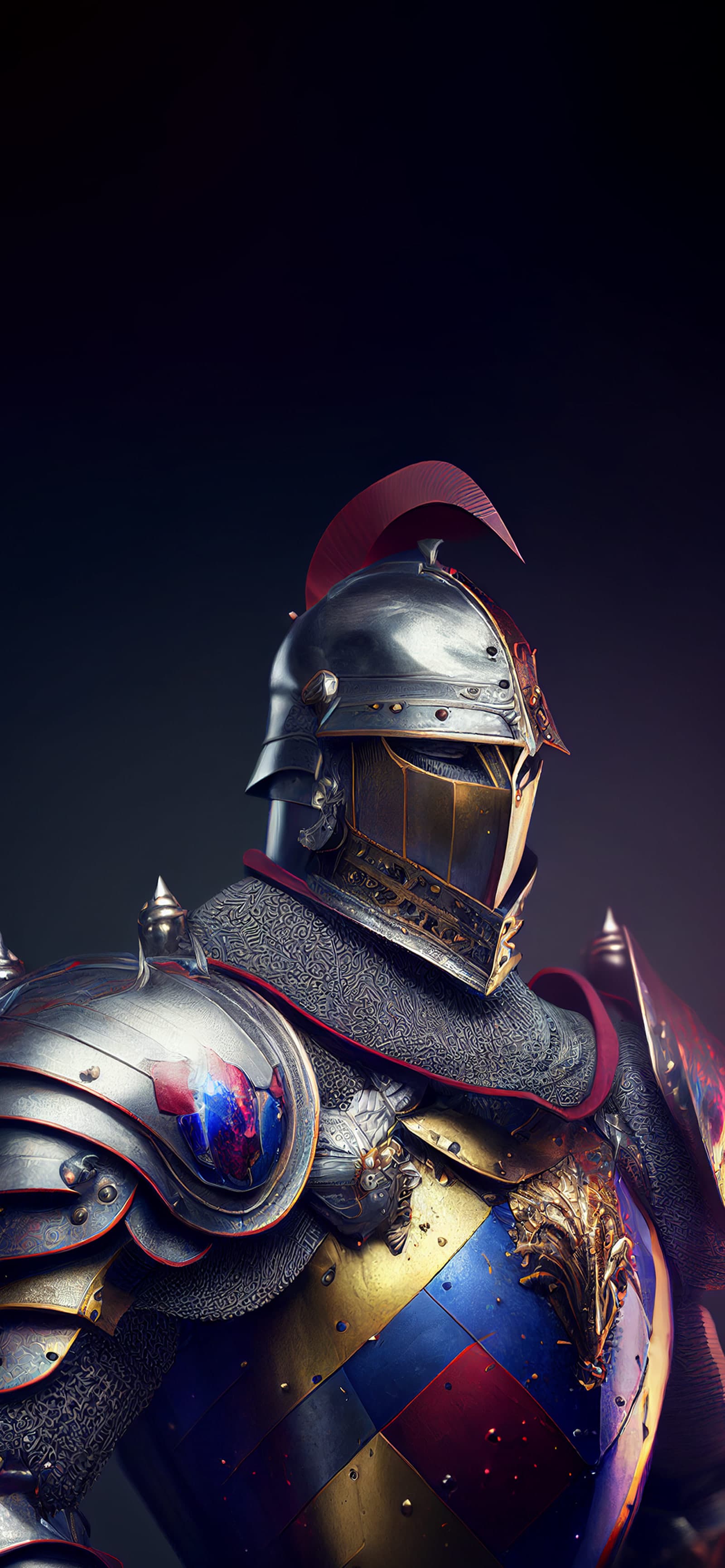 Gilded Knight Stance - Pro phone wallpaper