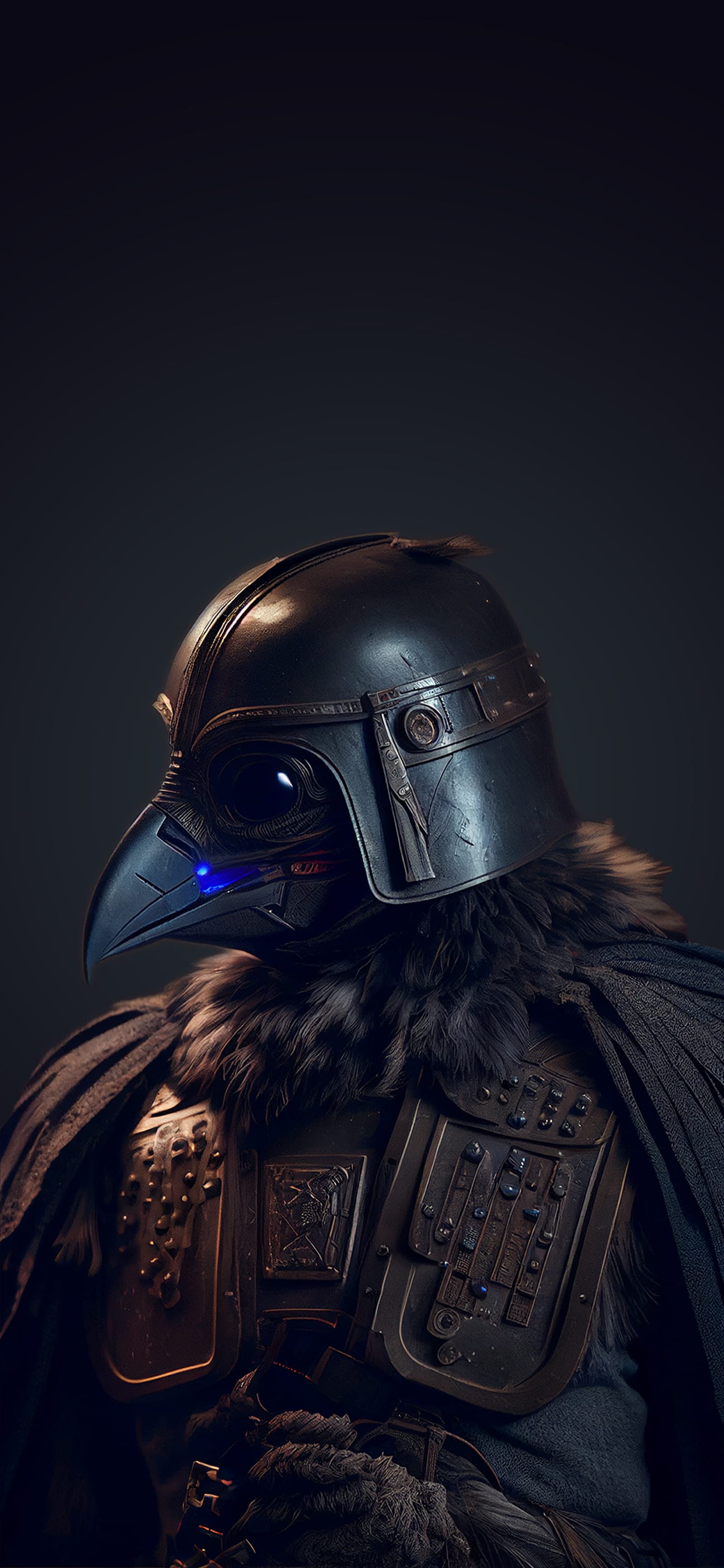 Raven Mechanical Knight - Pro phone wallpaper