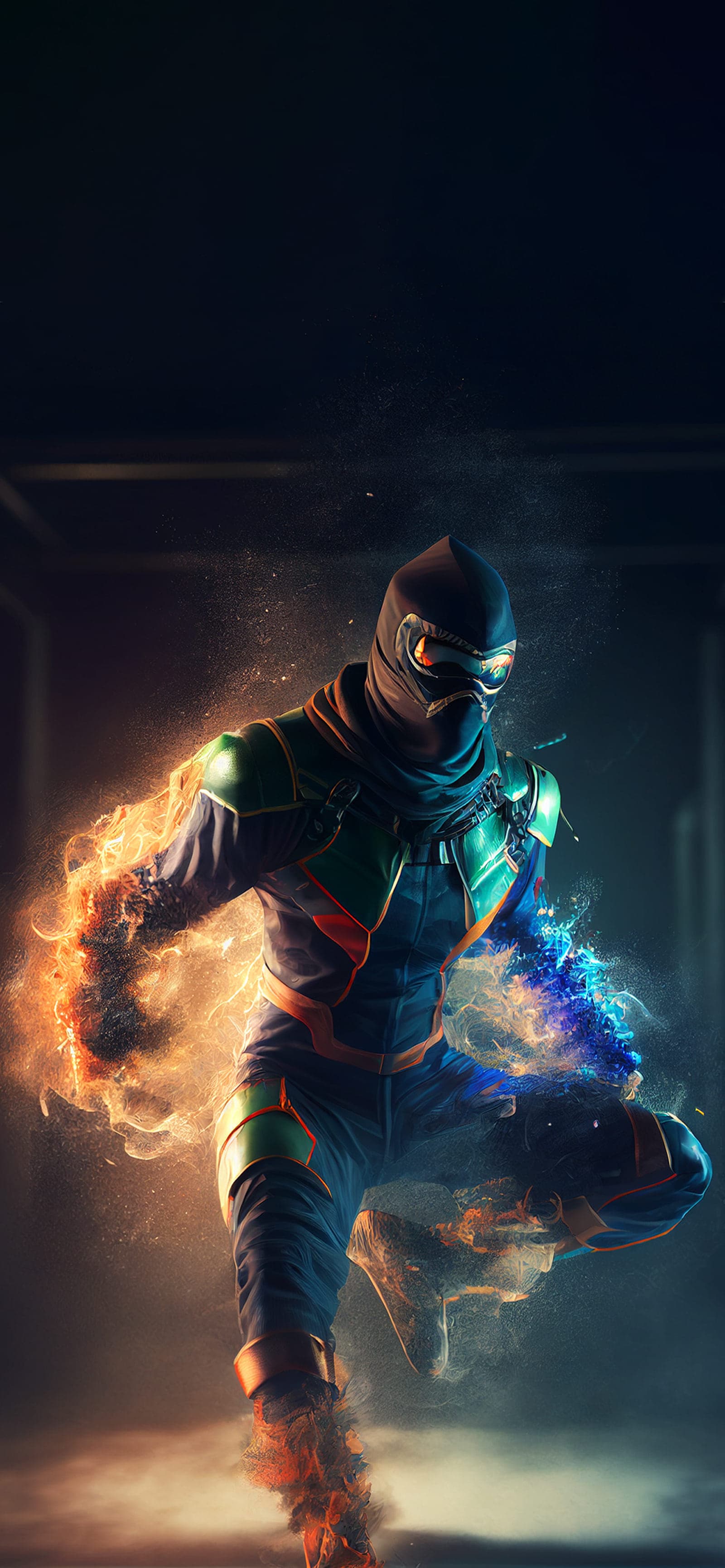 Elemental Ninja Master - Pro phone wallpaper
