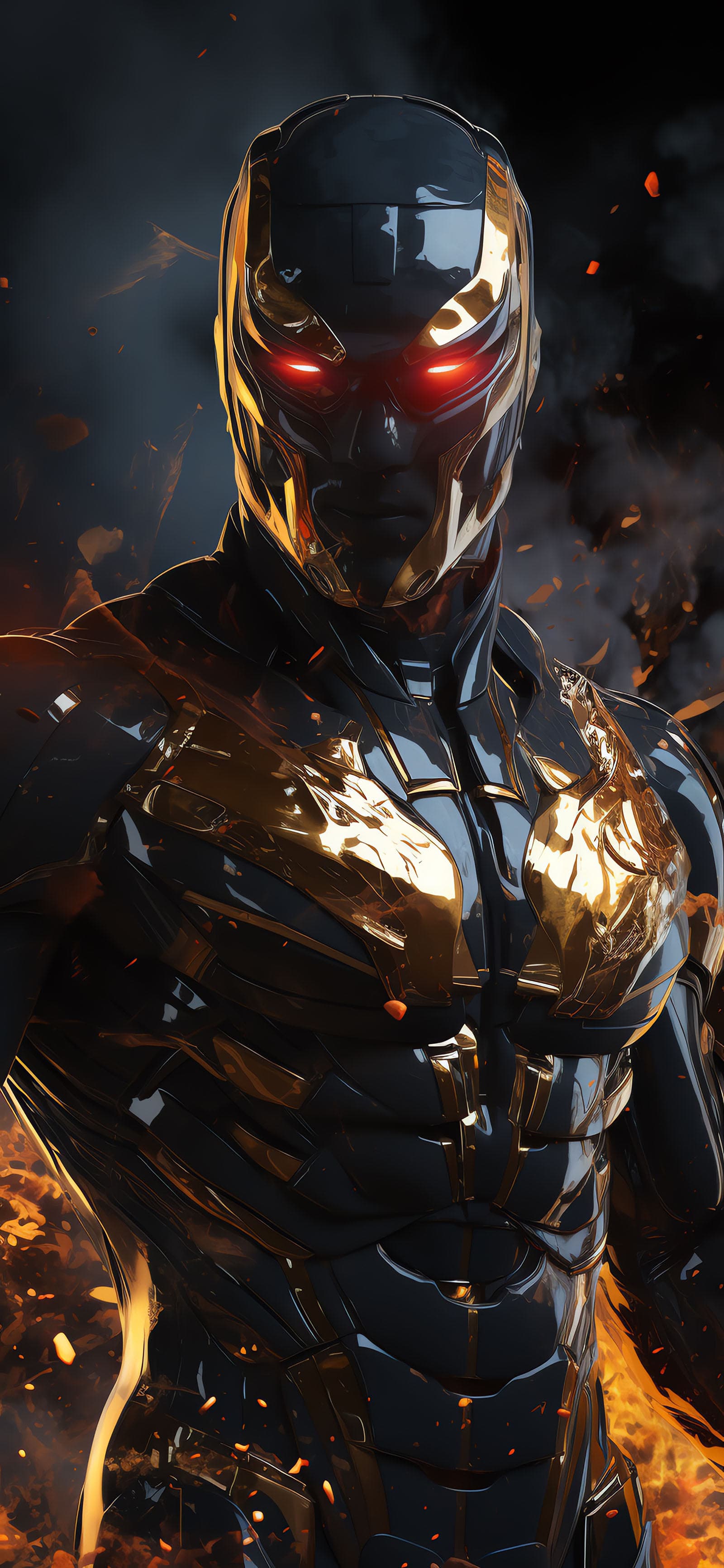 Golden Visage - Pro phone wallpaper