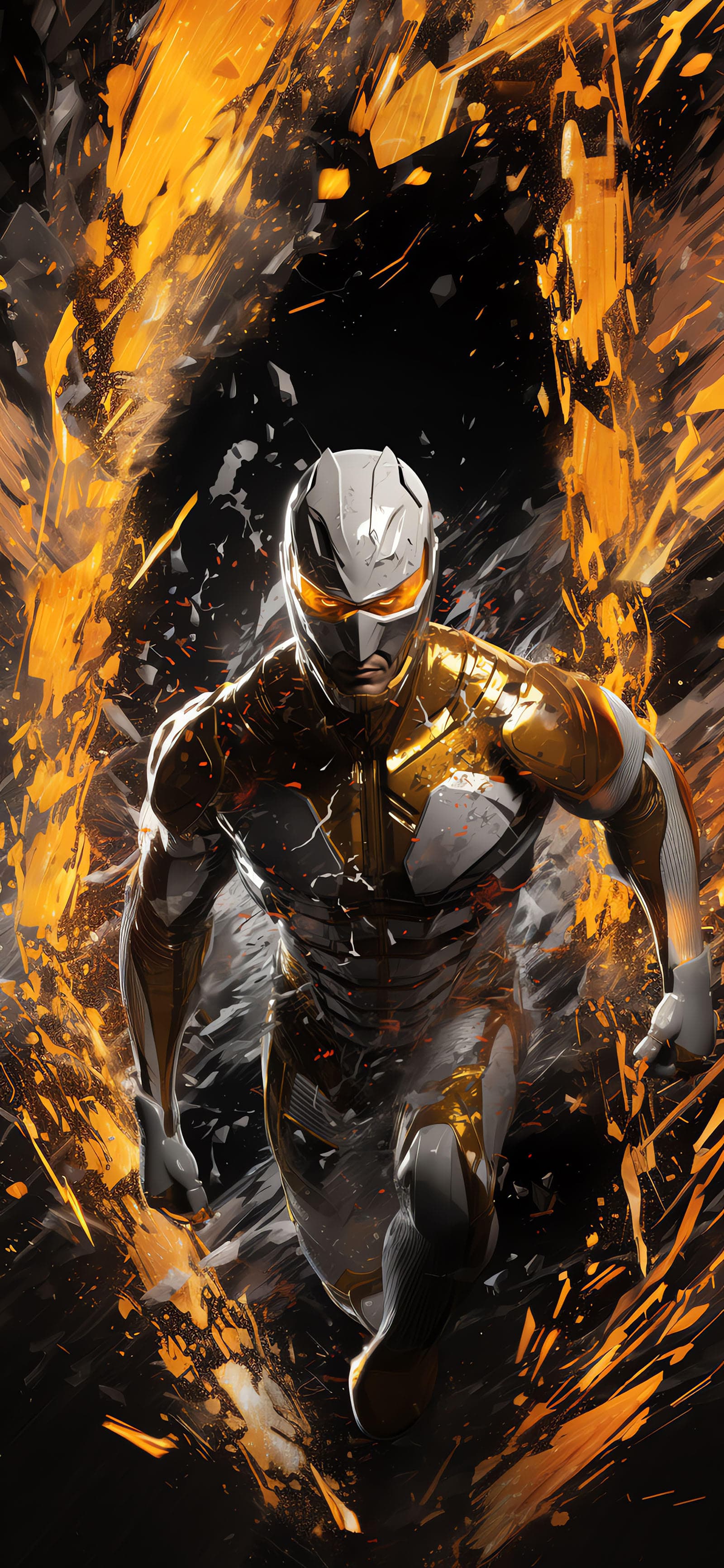 Golden Avenger - Pro phone wallpaper