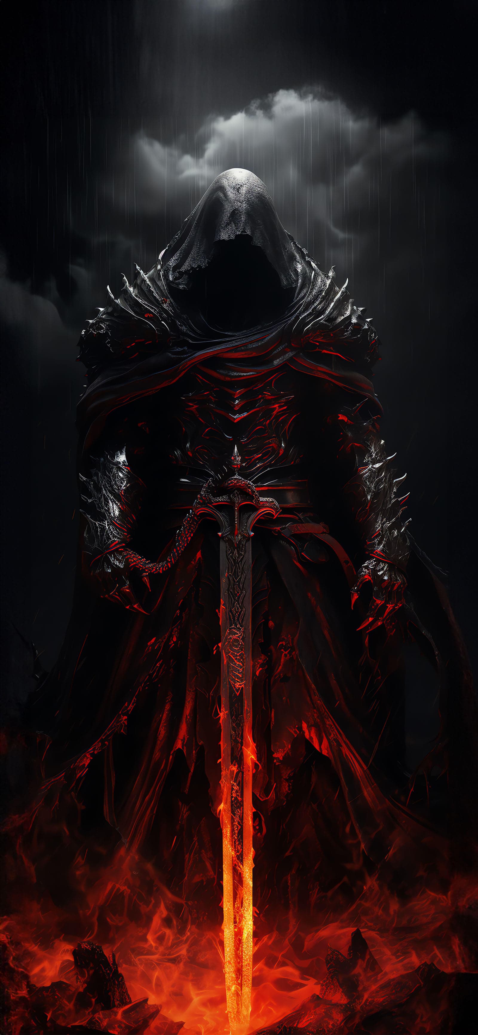 Infernal Dark Knight - Pro phone wallpaper