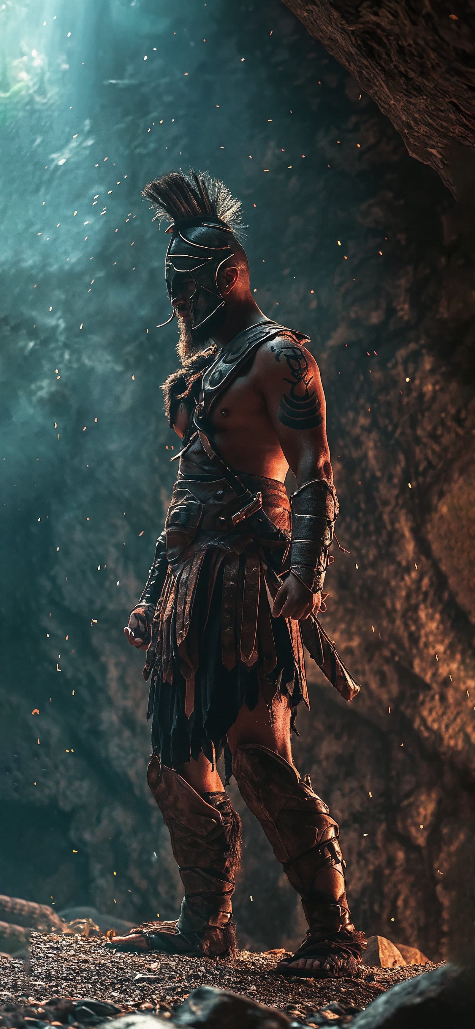 Fierce Gladiator - Pro phone wallpaper