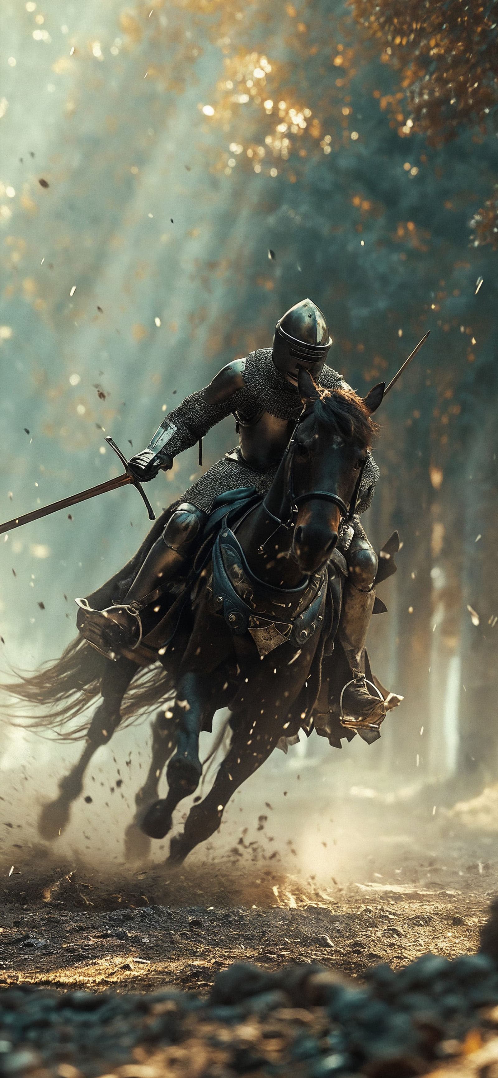 Charging Knight - Pro phone wallpaper
