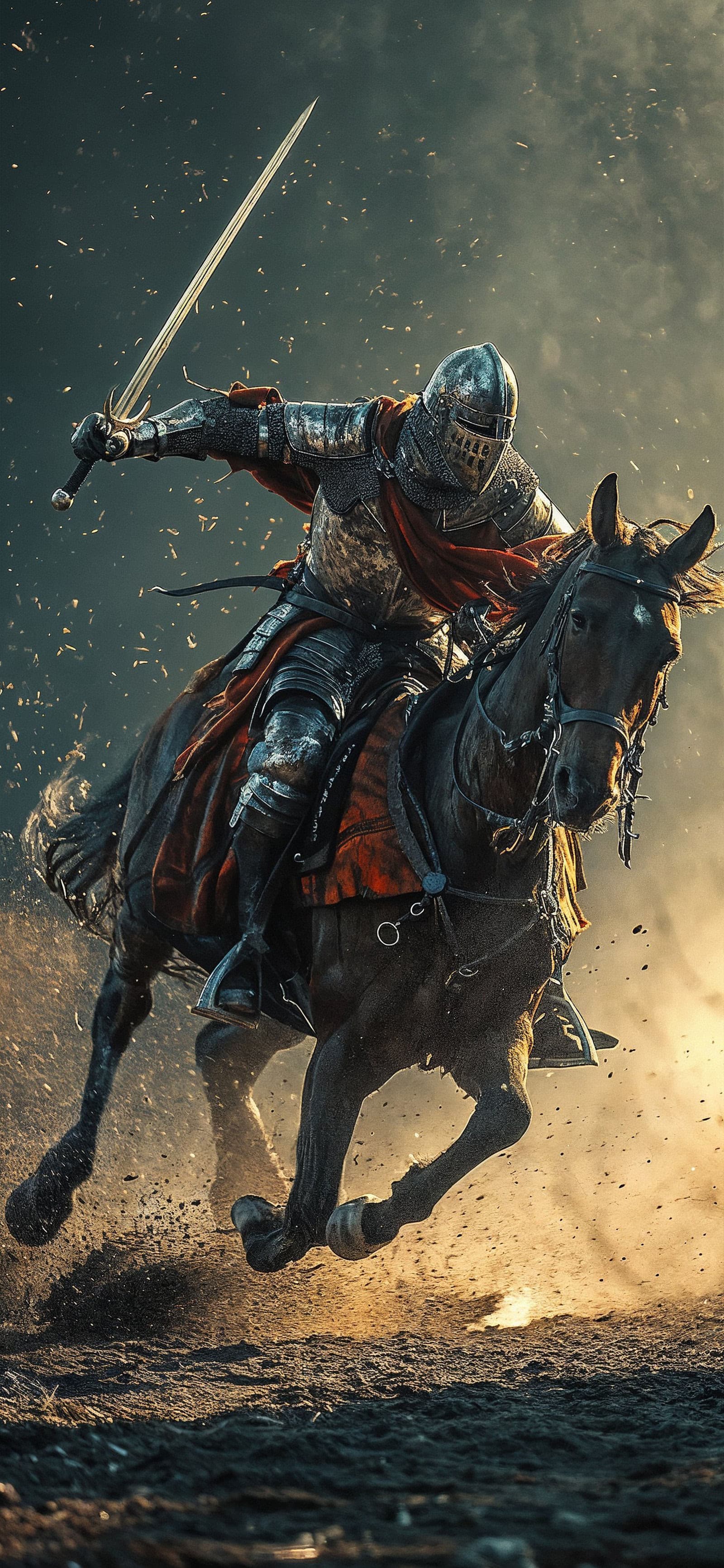 Galloping Knight - Pro phone wallpaper