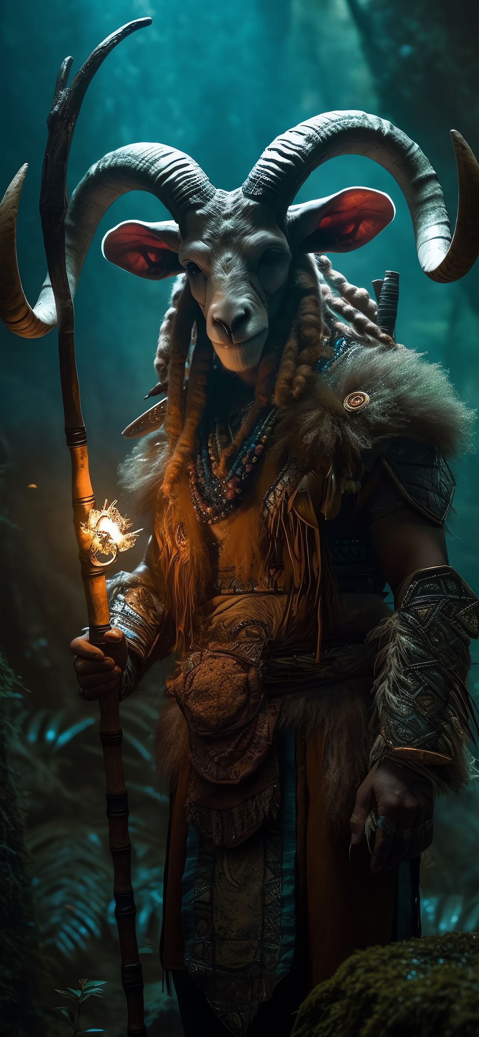 Mystic Satyr - Pro phone wallpaper