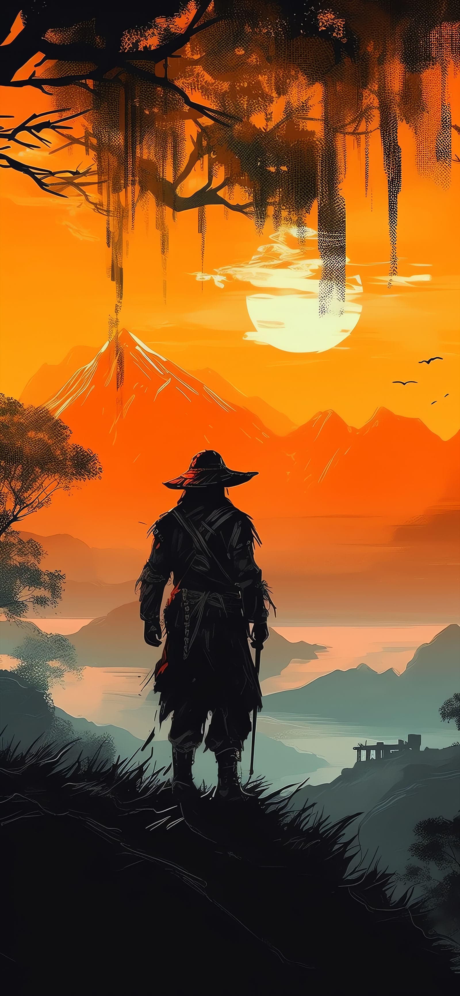 Lone Ronin - Pro phone wallpaper