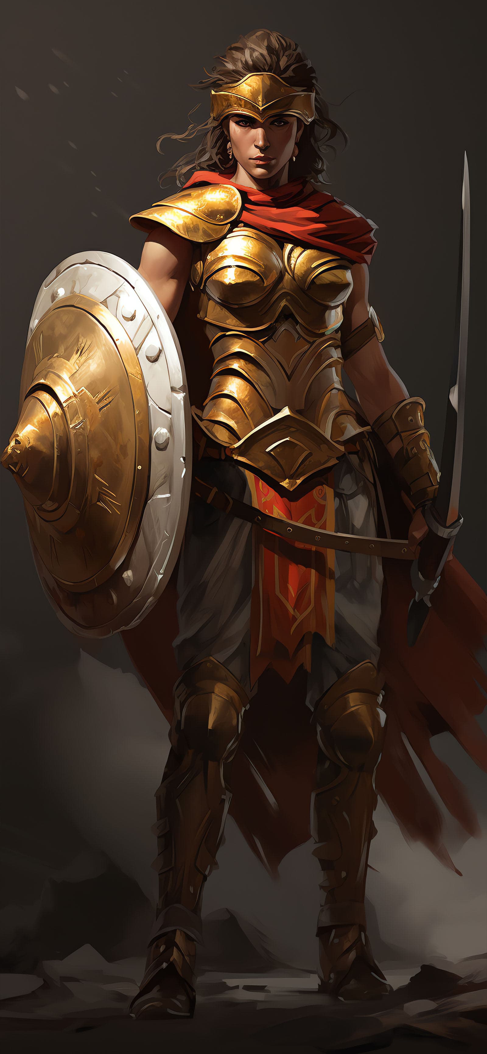Golden Amazon - Pro phone wallpaper