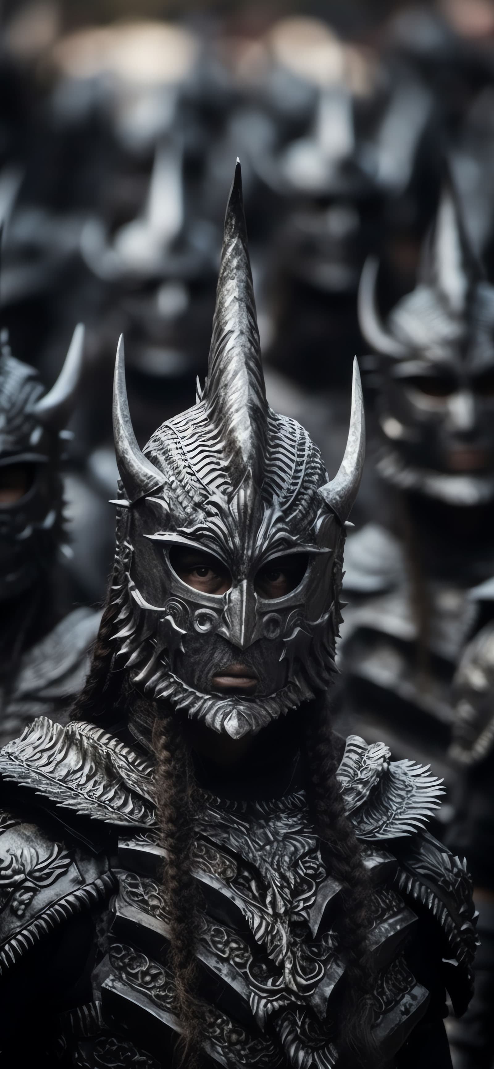 Armored Warrior Horde - Pro phone wallpaper
