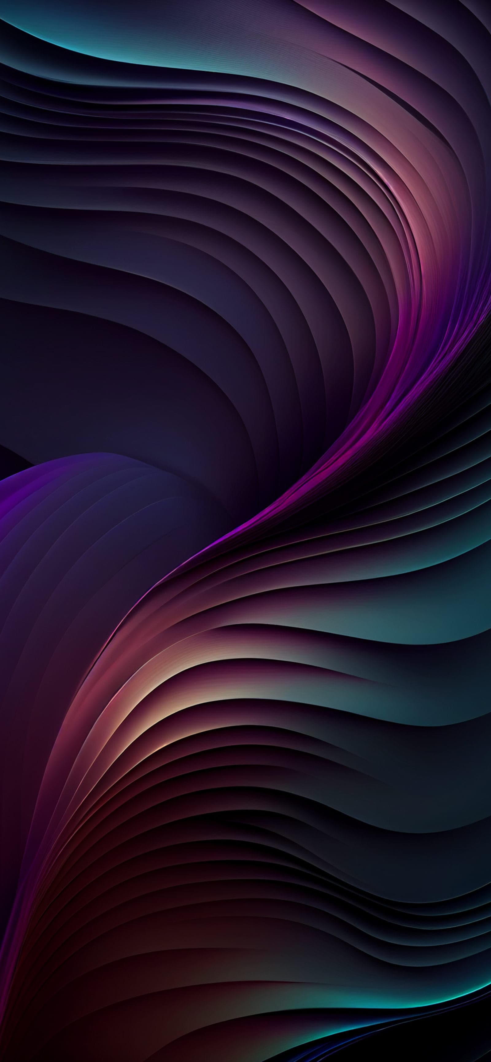 Dark Purple Swirls - Pro phone wallpaper