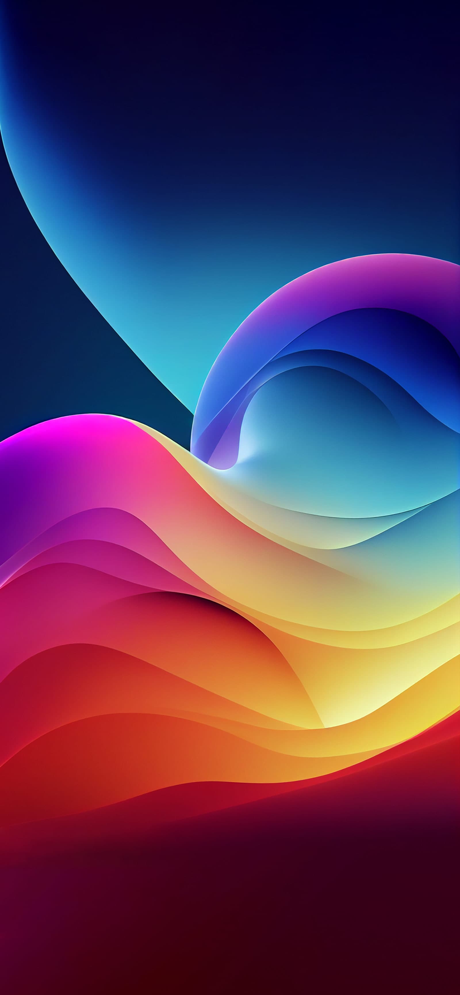 Chromatic Cascade - Pro phone wallpaper