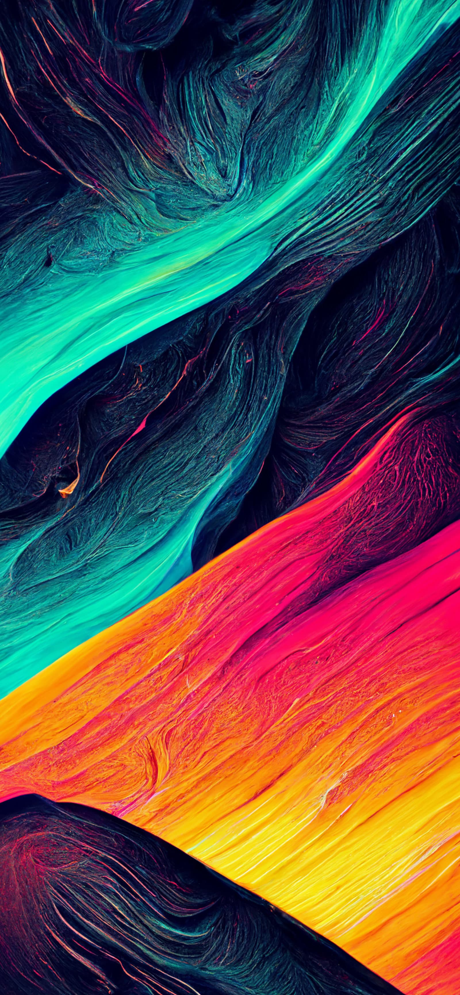 Textured Color Divide - Pro phone wallpaper