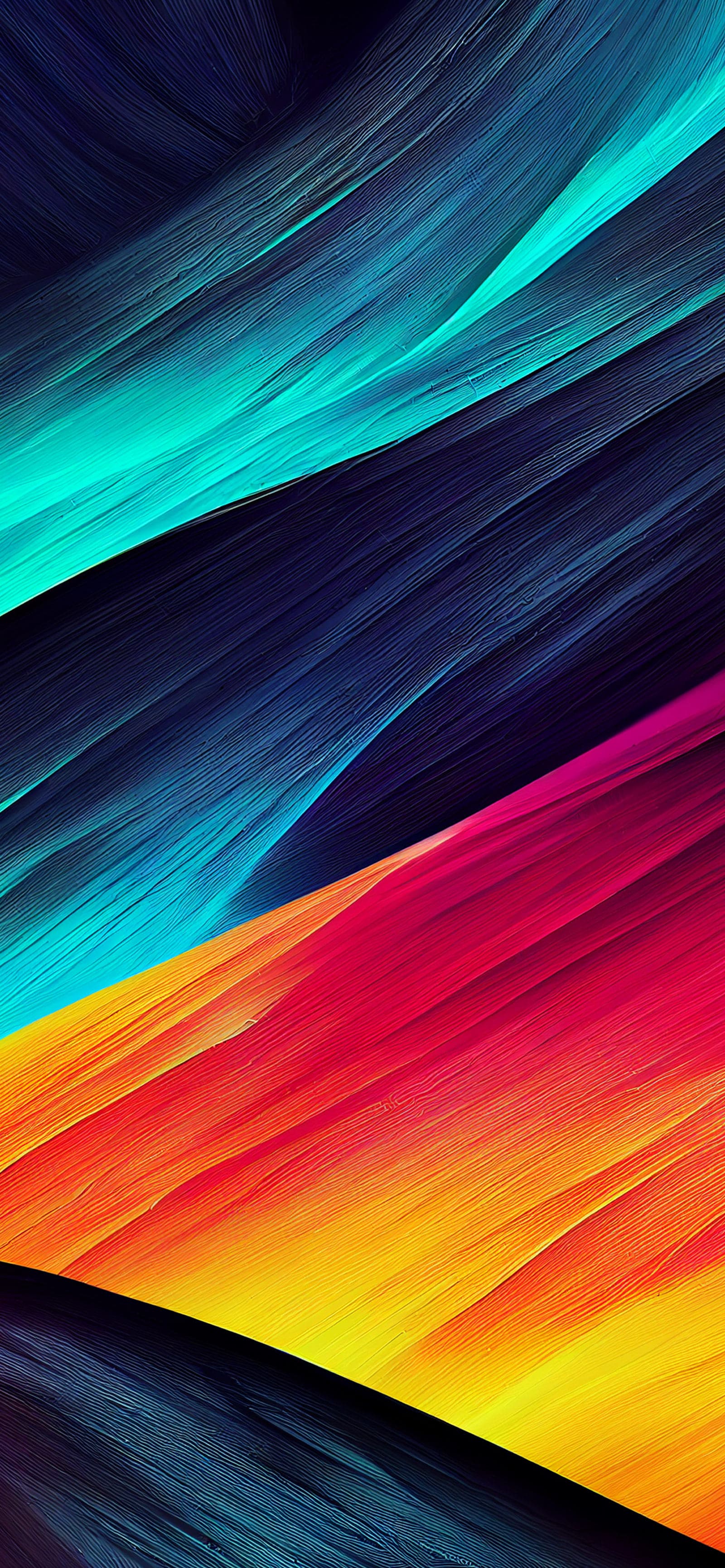 Diagonal Color Strokes - Pro phone wallpaper