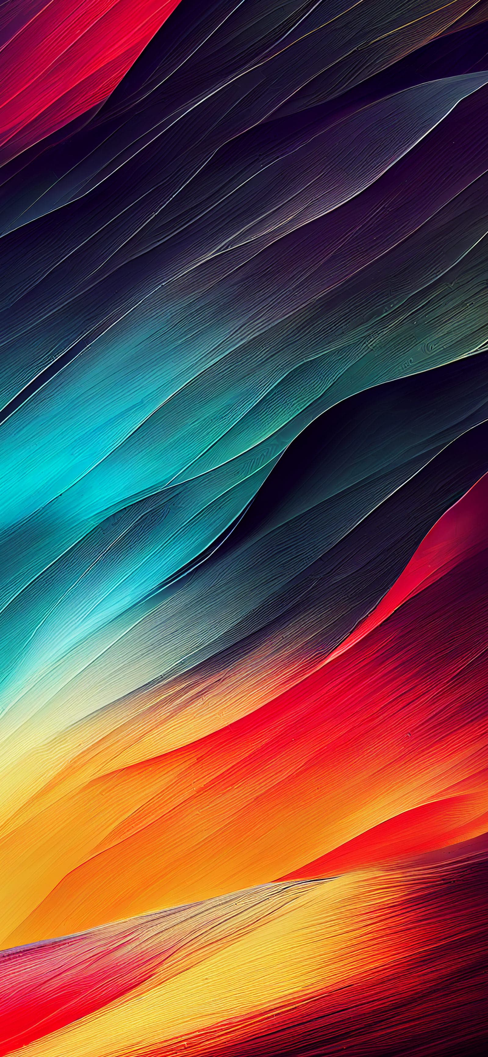 Abstract Color Flow - Pro phone wallpaper
