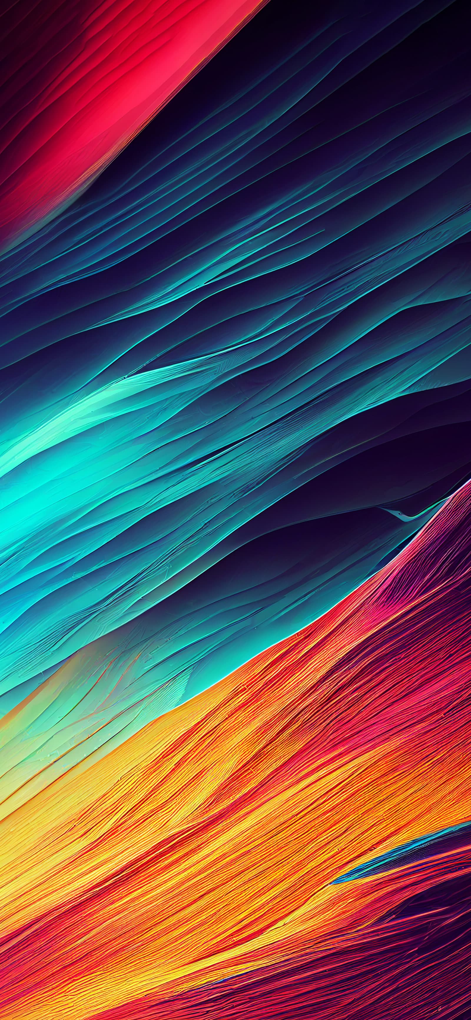 Striated Color Field - Pro phone wallpaper