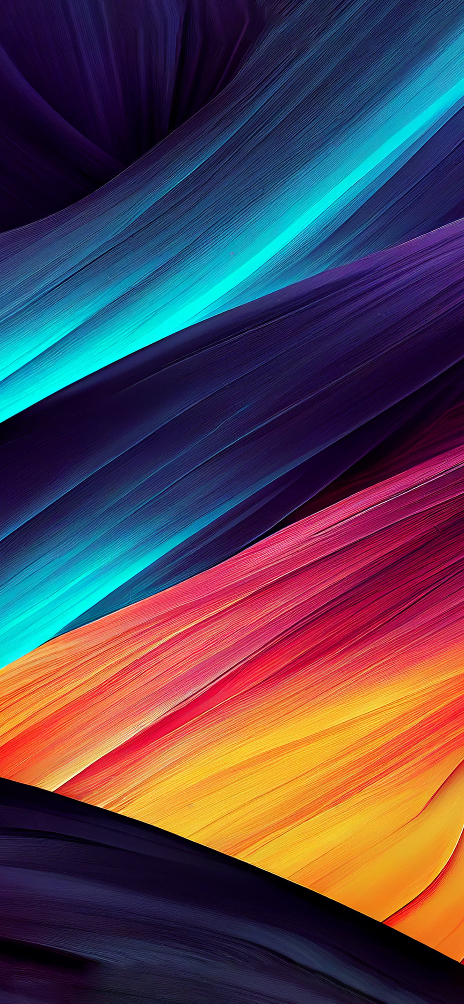 Gradient Color Swirls - Pro phone wallpaper