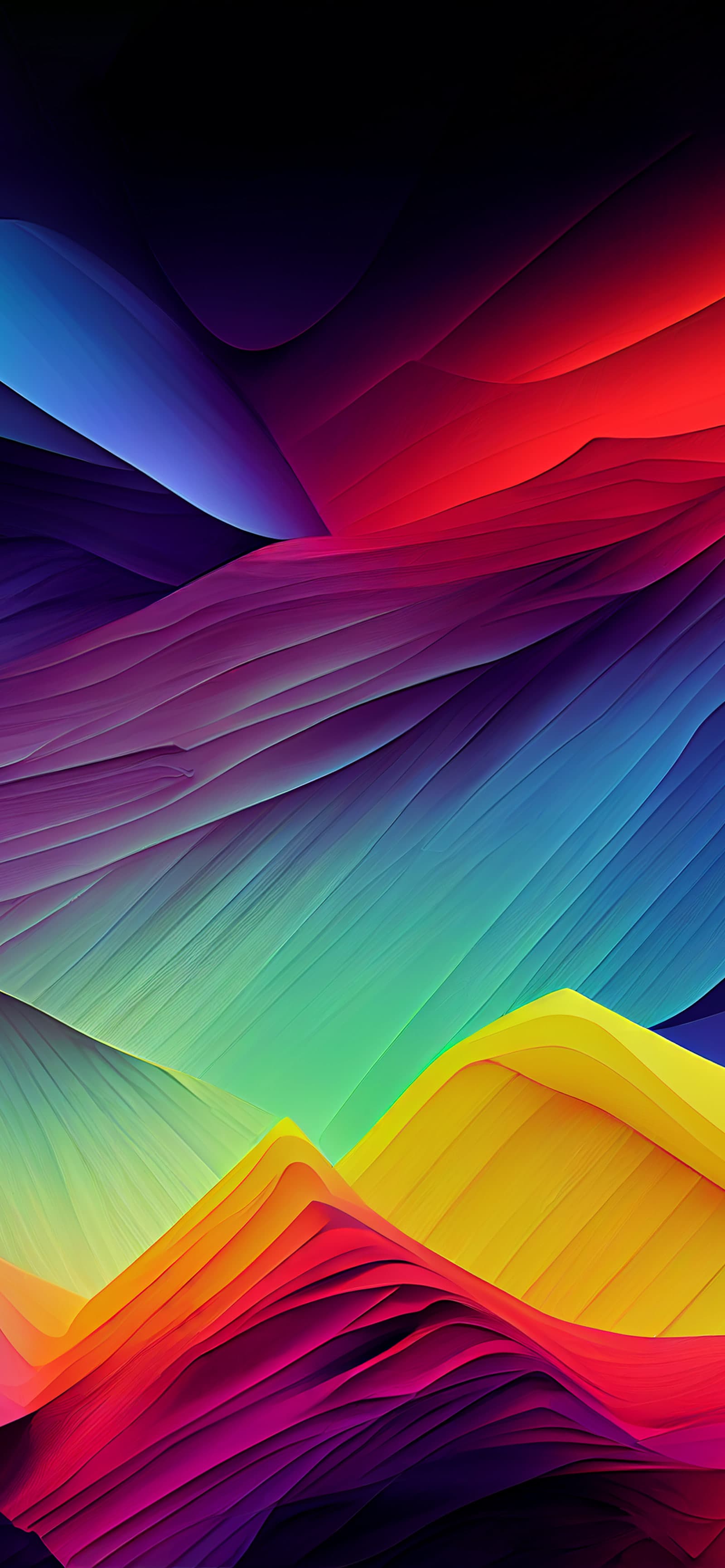 Abstract Mountain Peak - Pro phone wallpaper