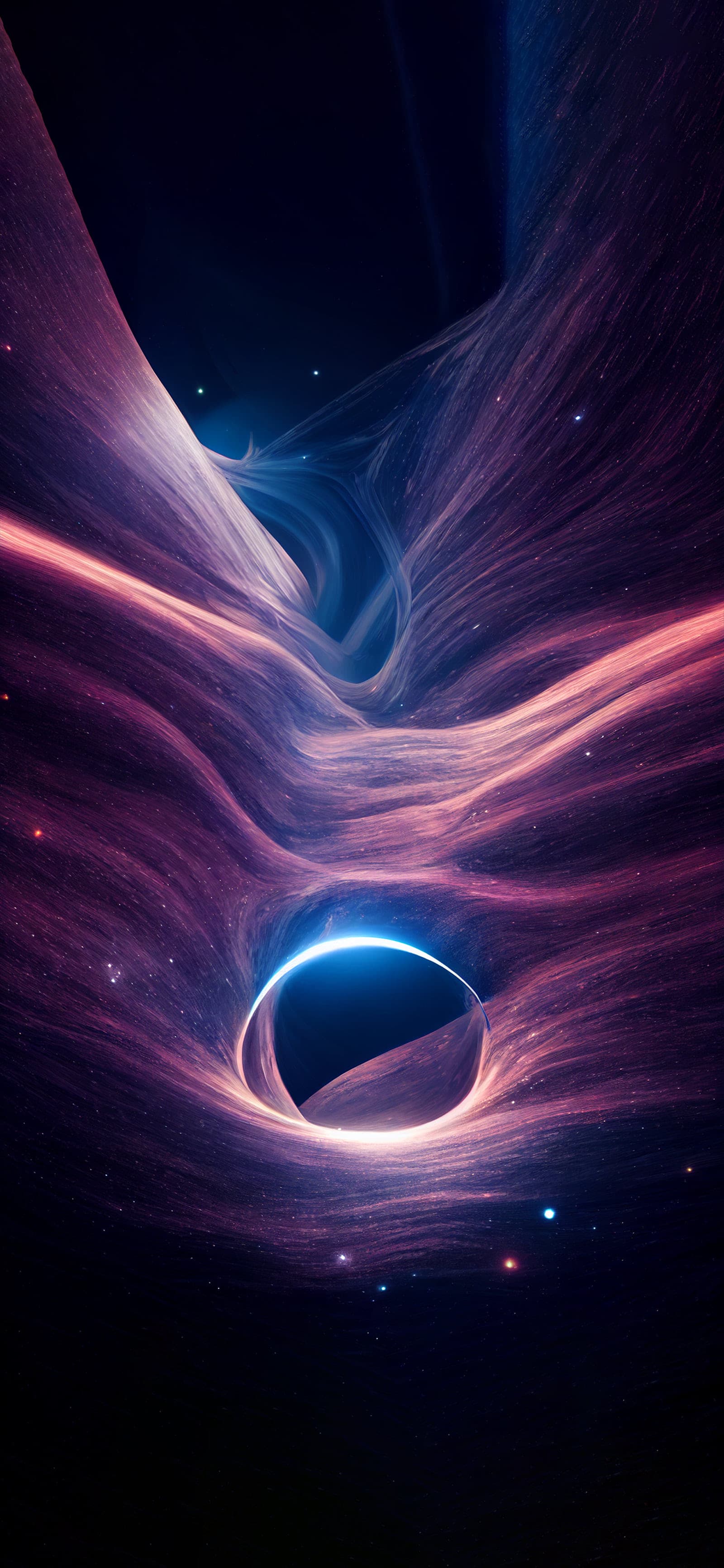 Cosmic Black Hole - Pro phone wallpaper