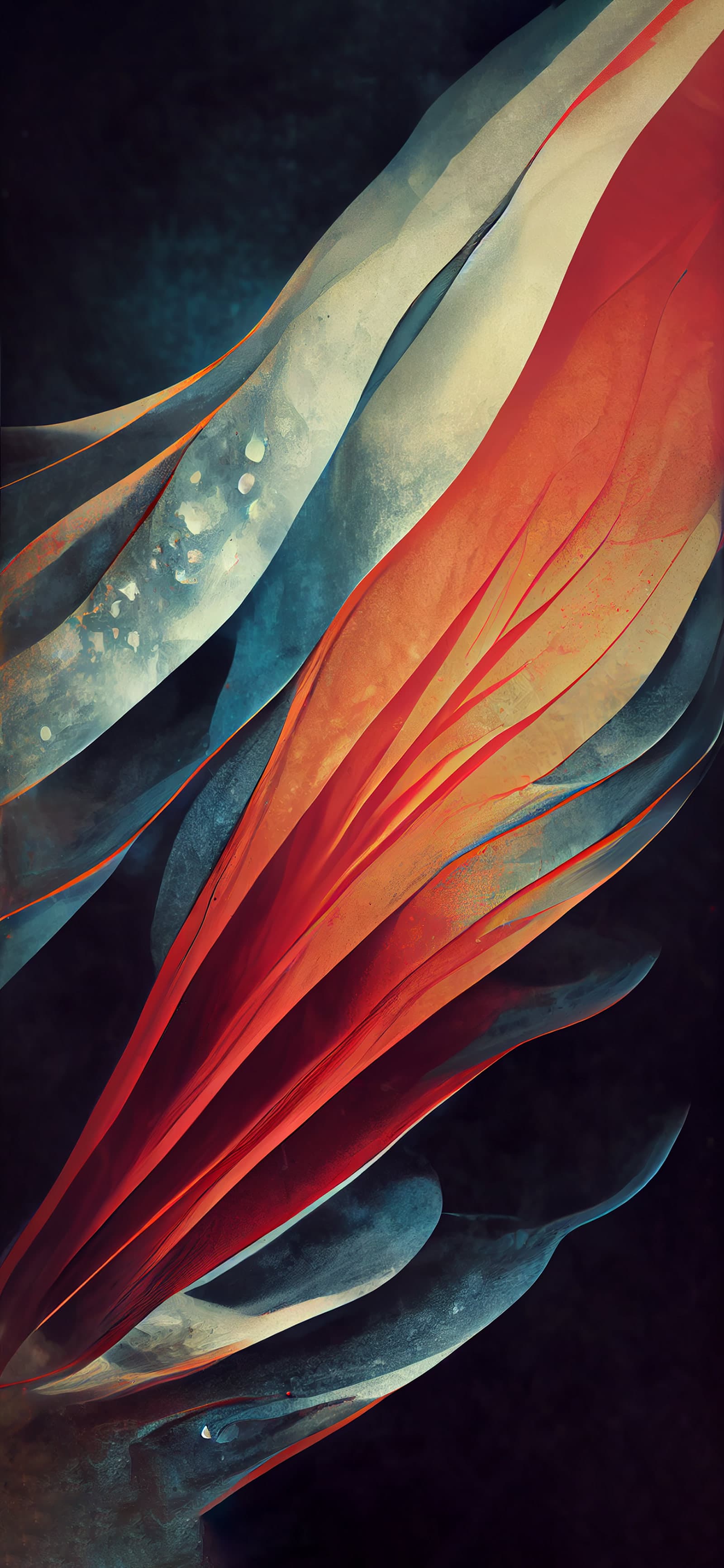 Abstract Feather Stroke - Pro phone wallpaper