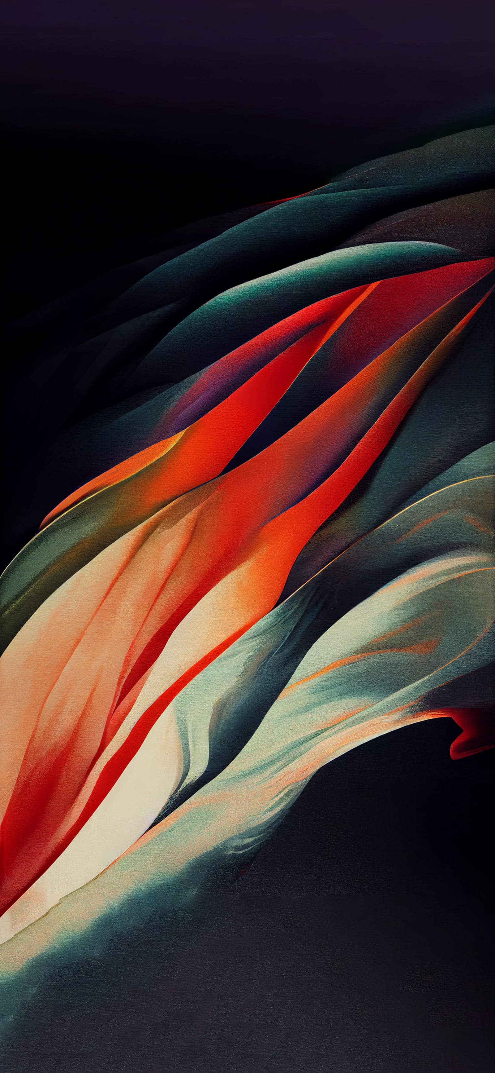 Teal Swirls - Pro phone wallpaper