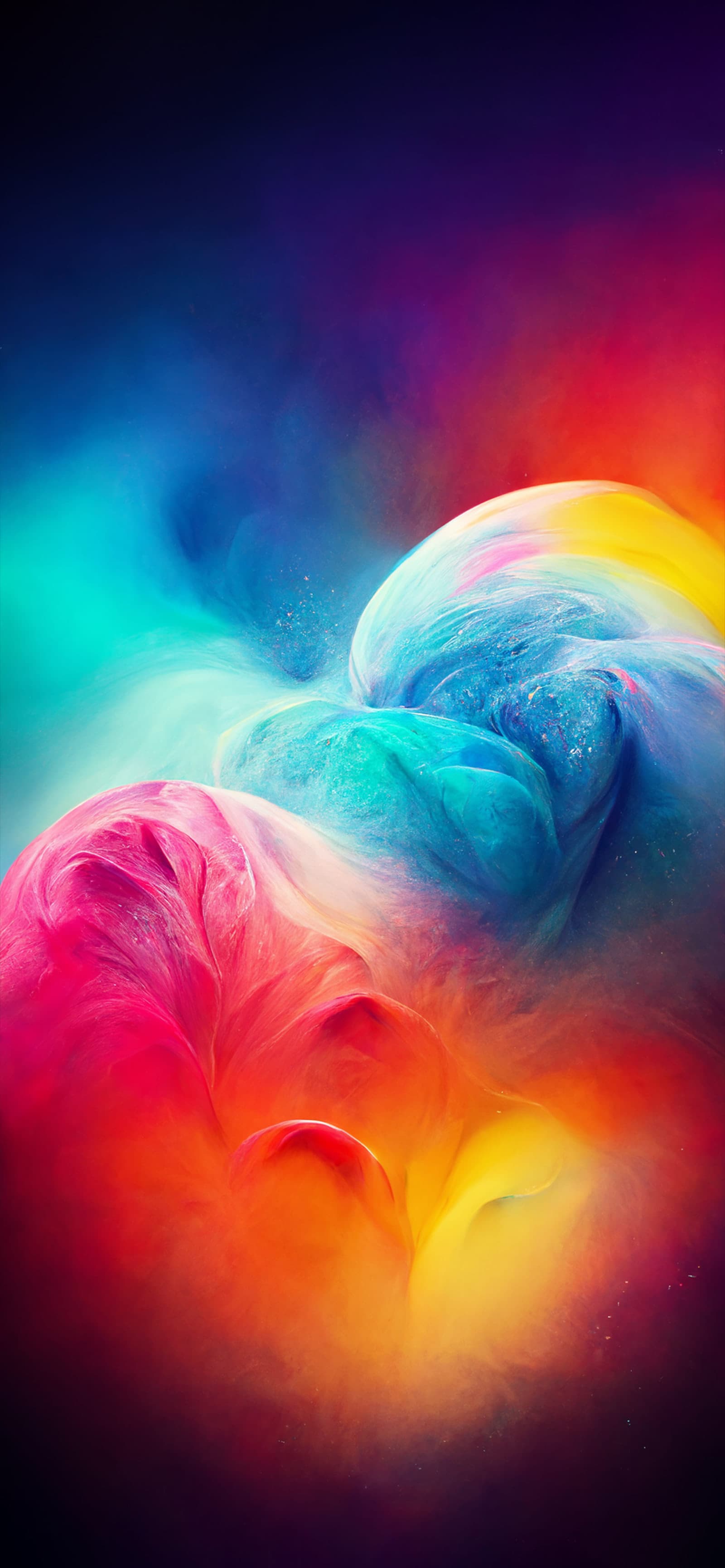 Colorful Nebula Dream - Pro phone wallpaper