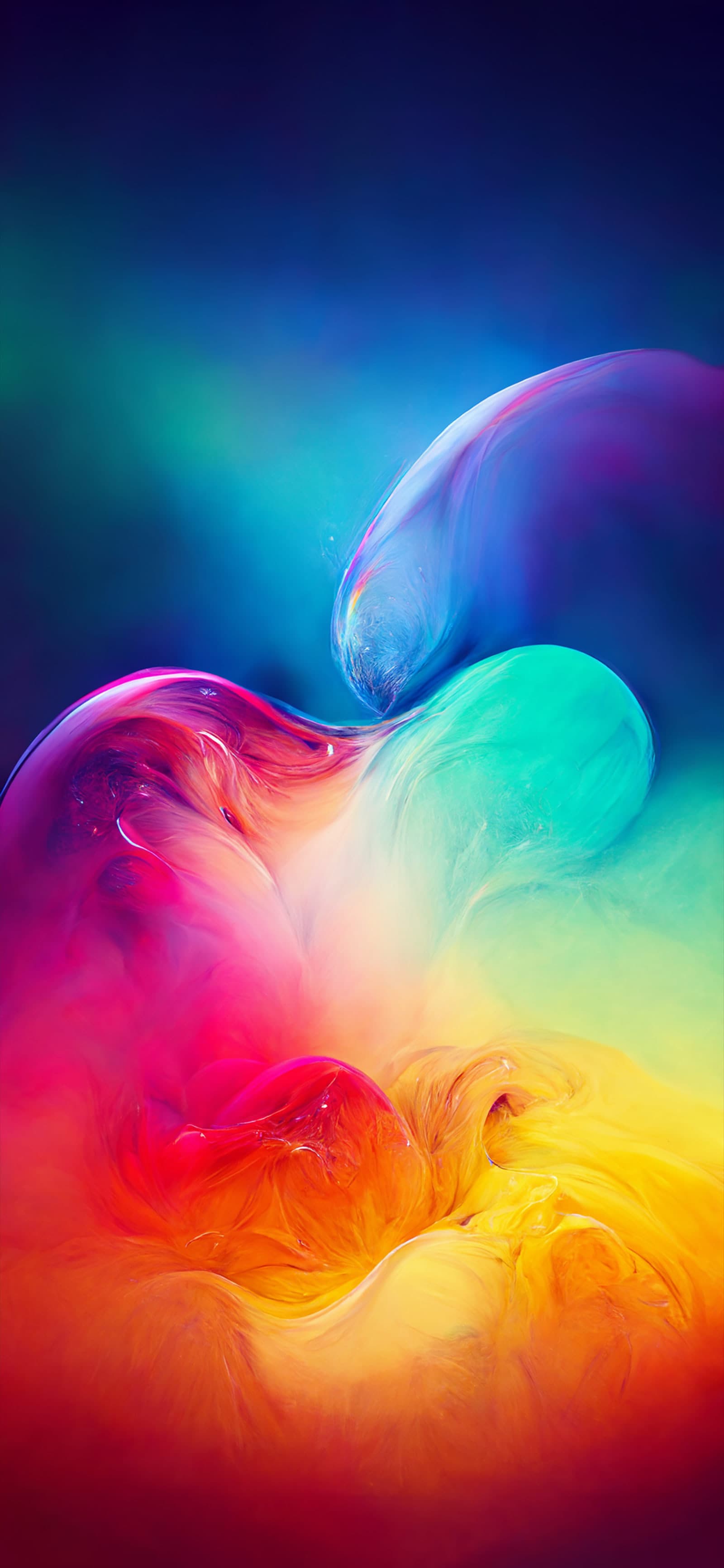 Colorful Fluid Dream - Pro phone wallpaper