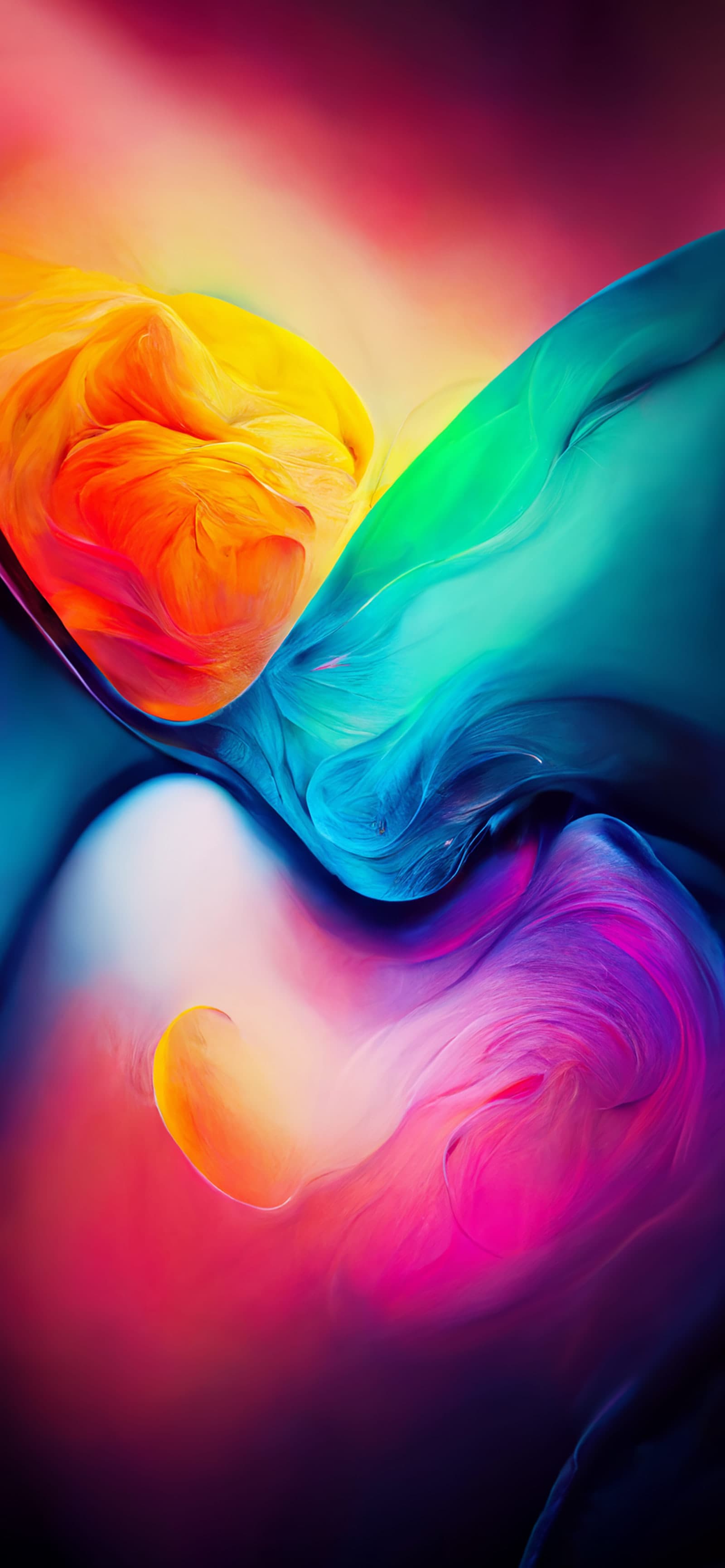Abstract Color Fusion - Pro phone wallpaper