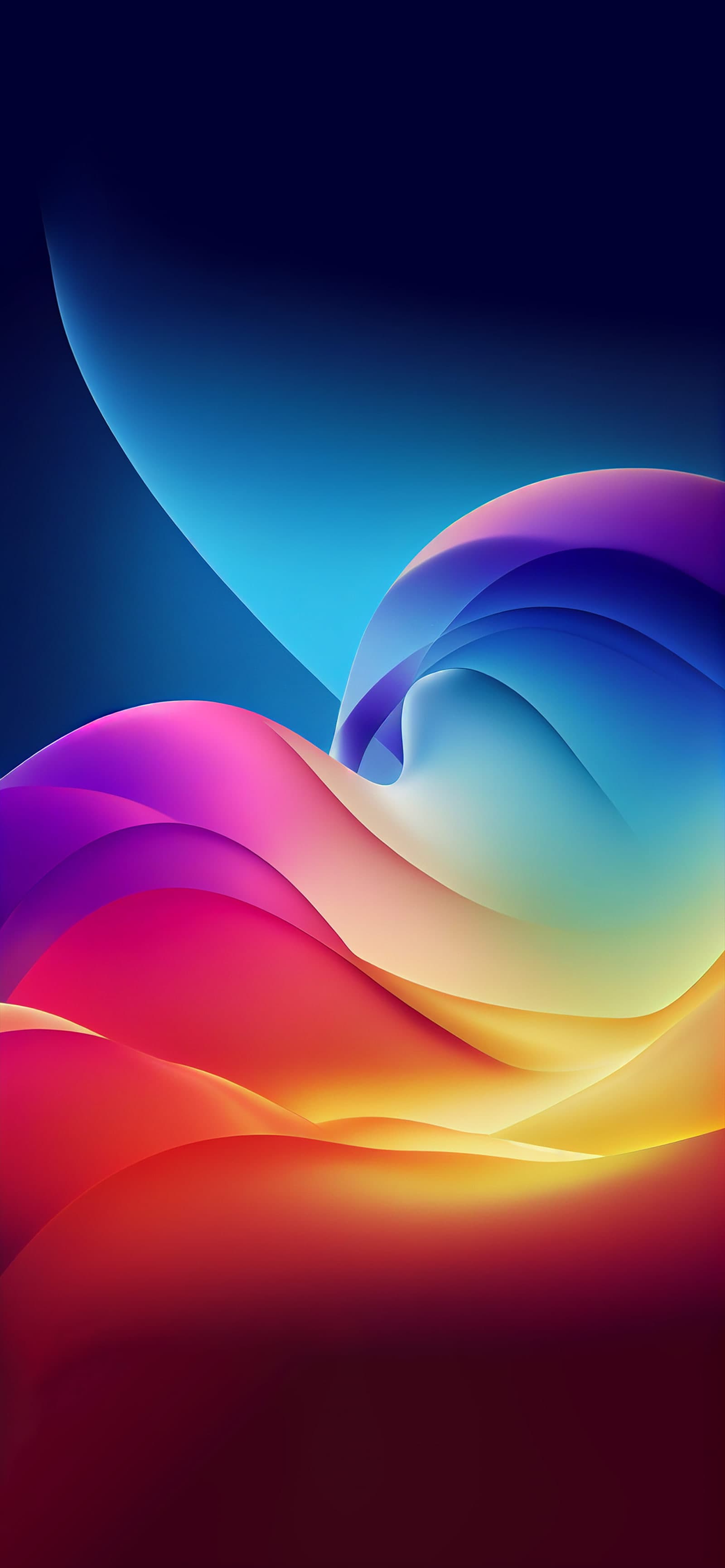 Radiant Color Bloom - Pro phone wallpaper
