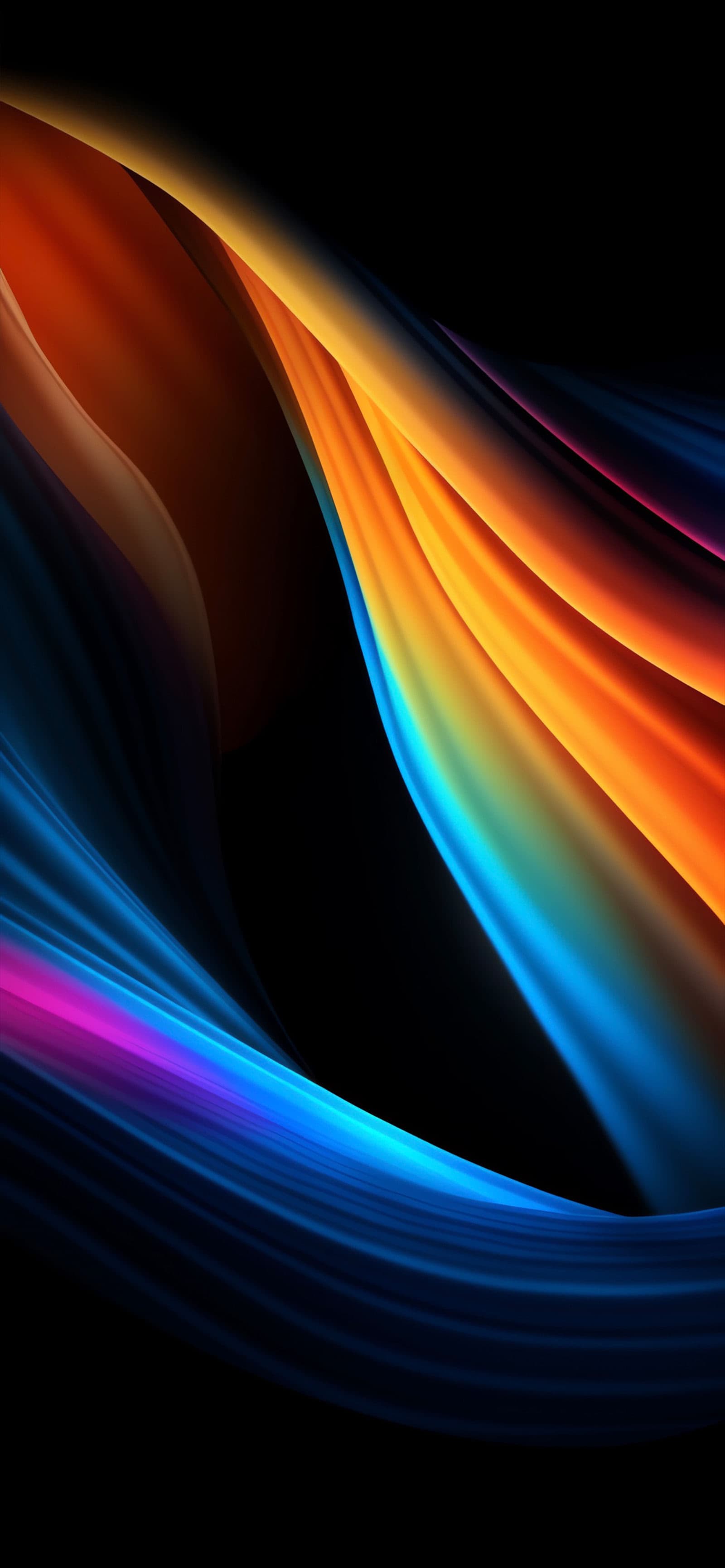 Dark Ribbon Swirl - Pro phone wallpaper