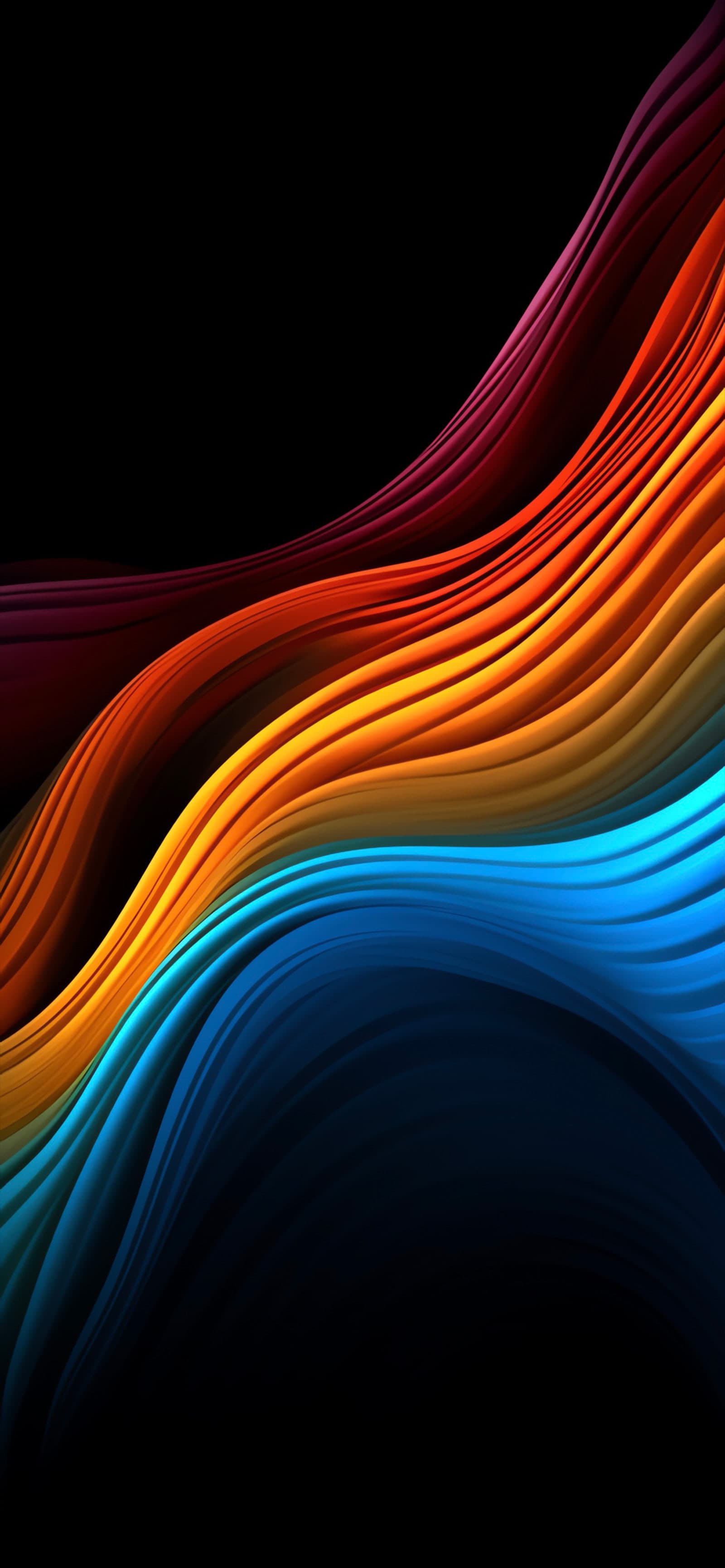 Luminous Dark Flow - Pro phone wallpaper