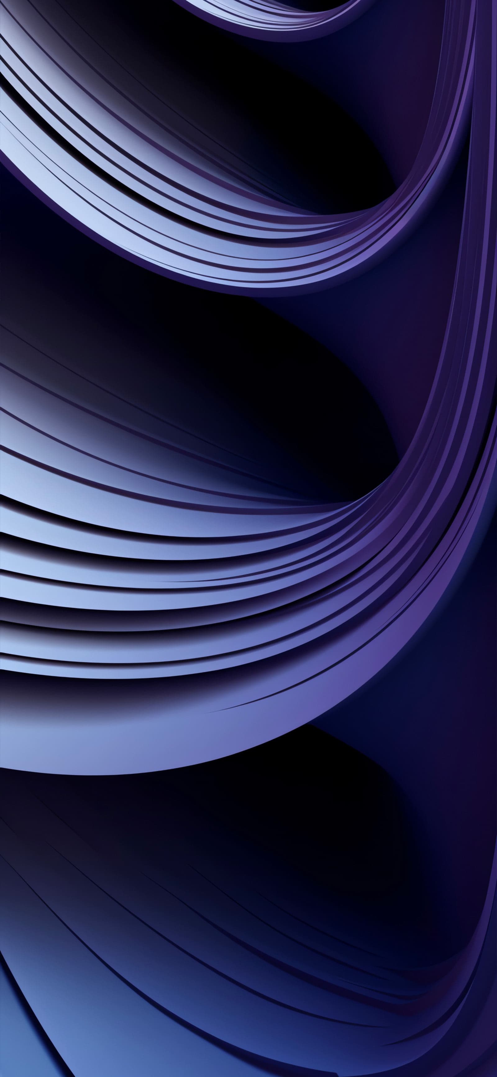 Swirling Purple Depths - Pro phone wallpaper