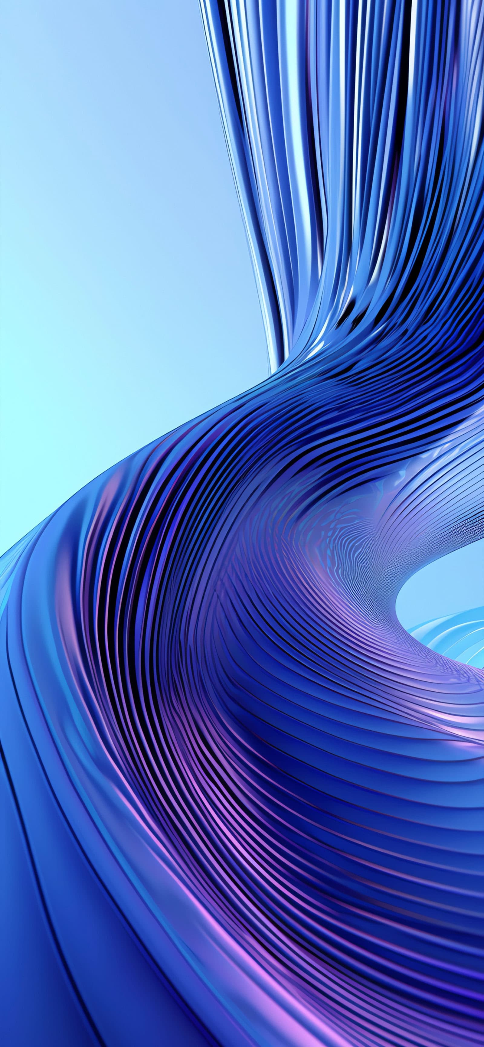 Cyan Abstract Lines - Pro phone wallpaper