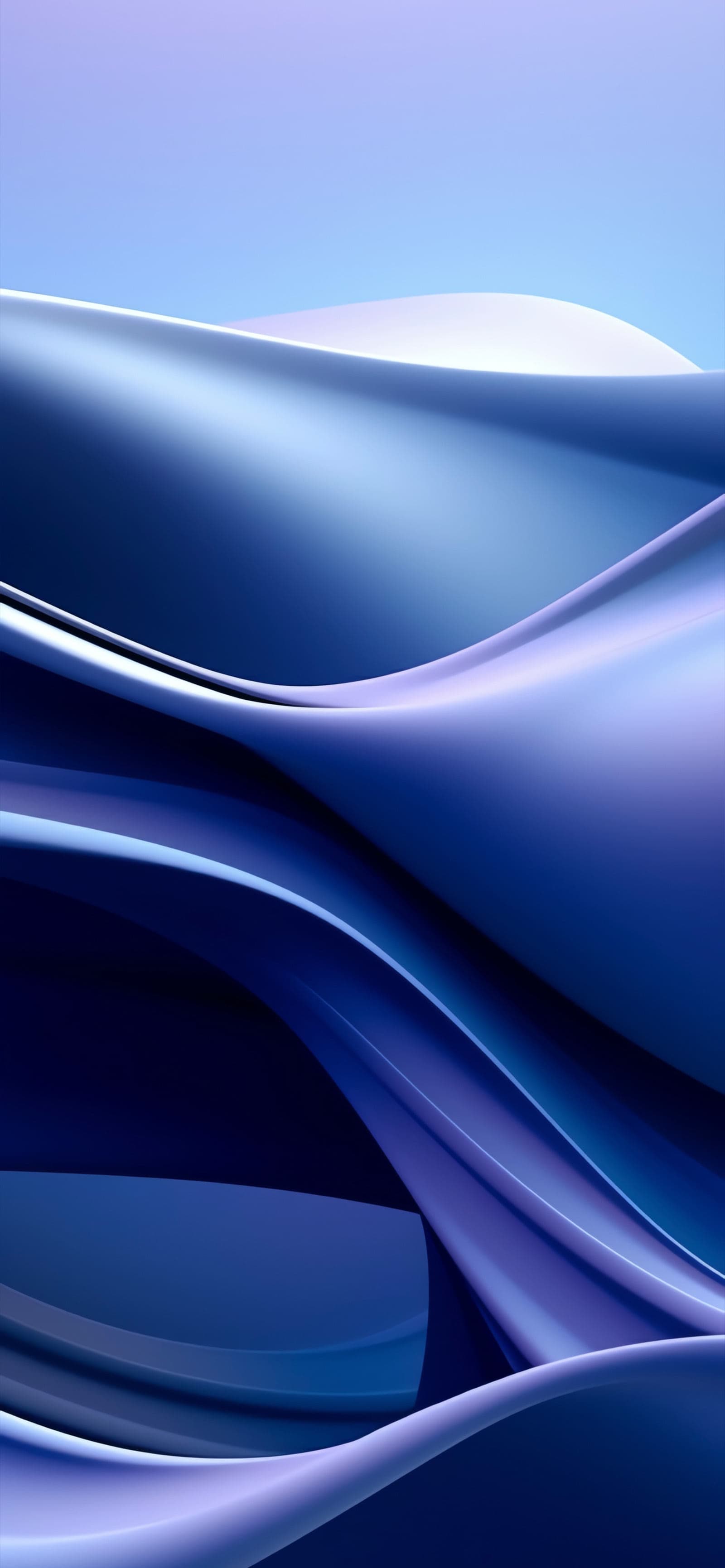 Dark Metallic Waves - Pro phone wallpaper
