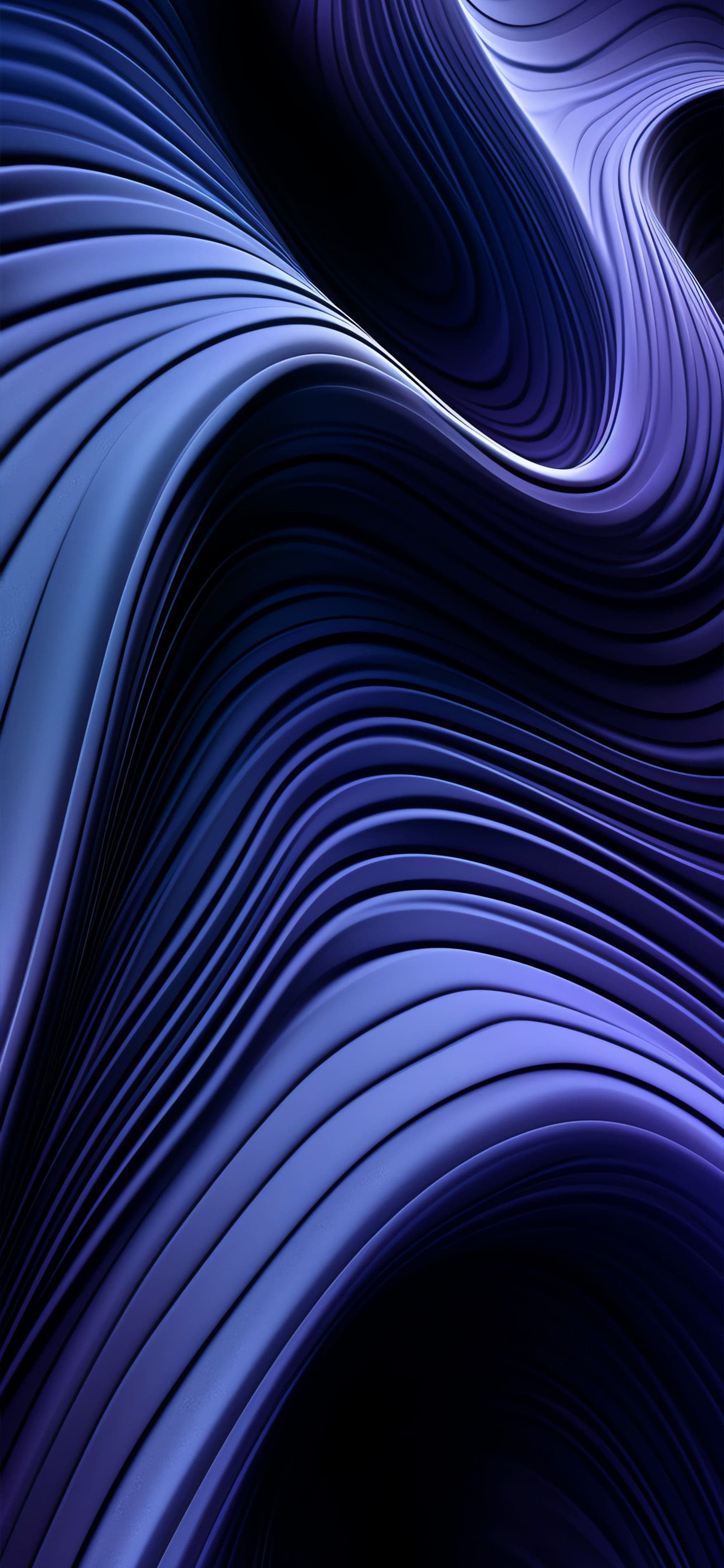 Wavy Indigo Texture - Pro phone wallpaper