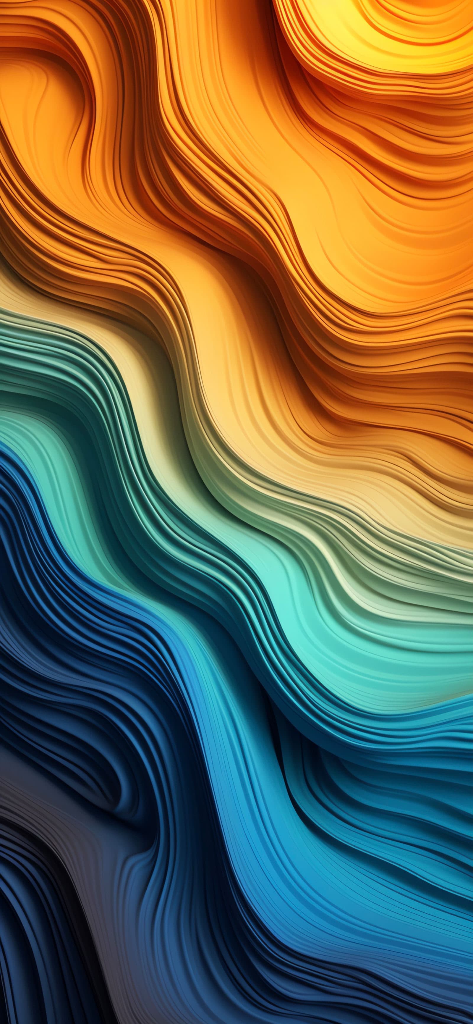 Fluid Color Cascade - Pro phone wallpaper