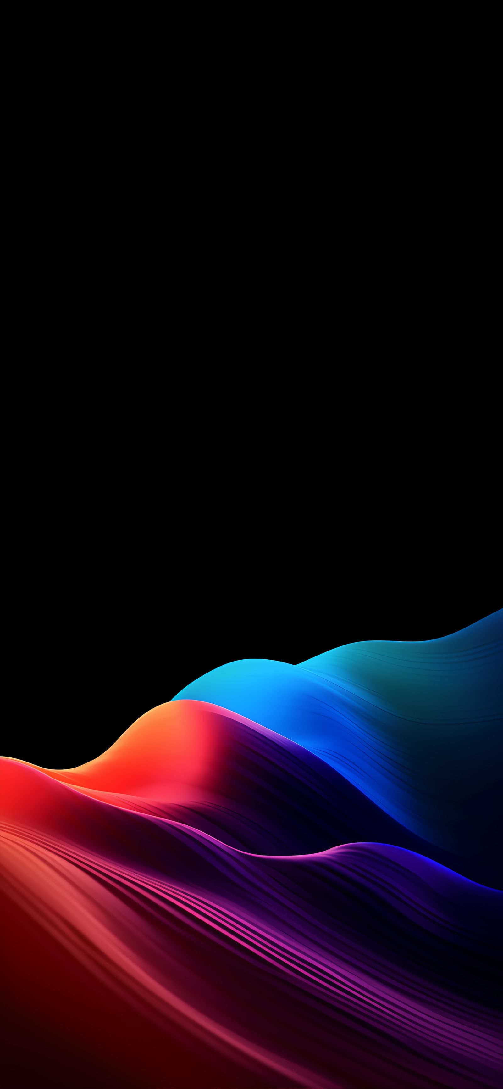 Colorful Wavy Sands - Pro phone wallpaper