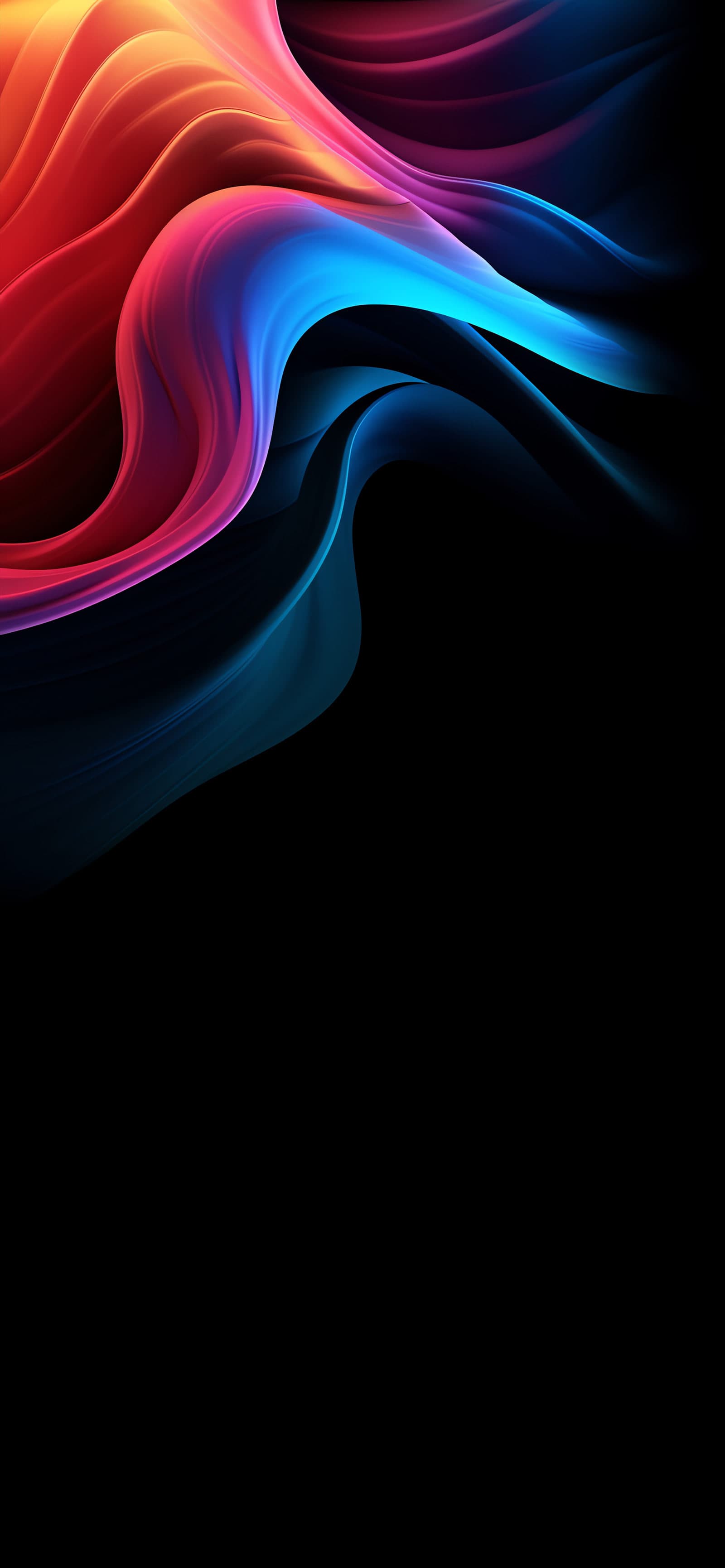 Abstract Waves - Pro phone wallpaper