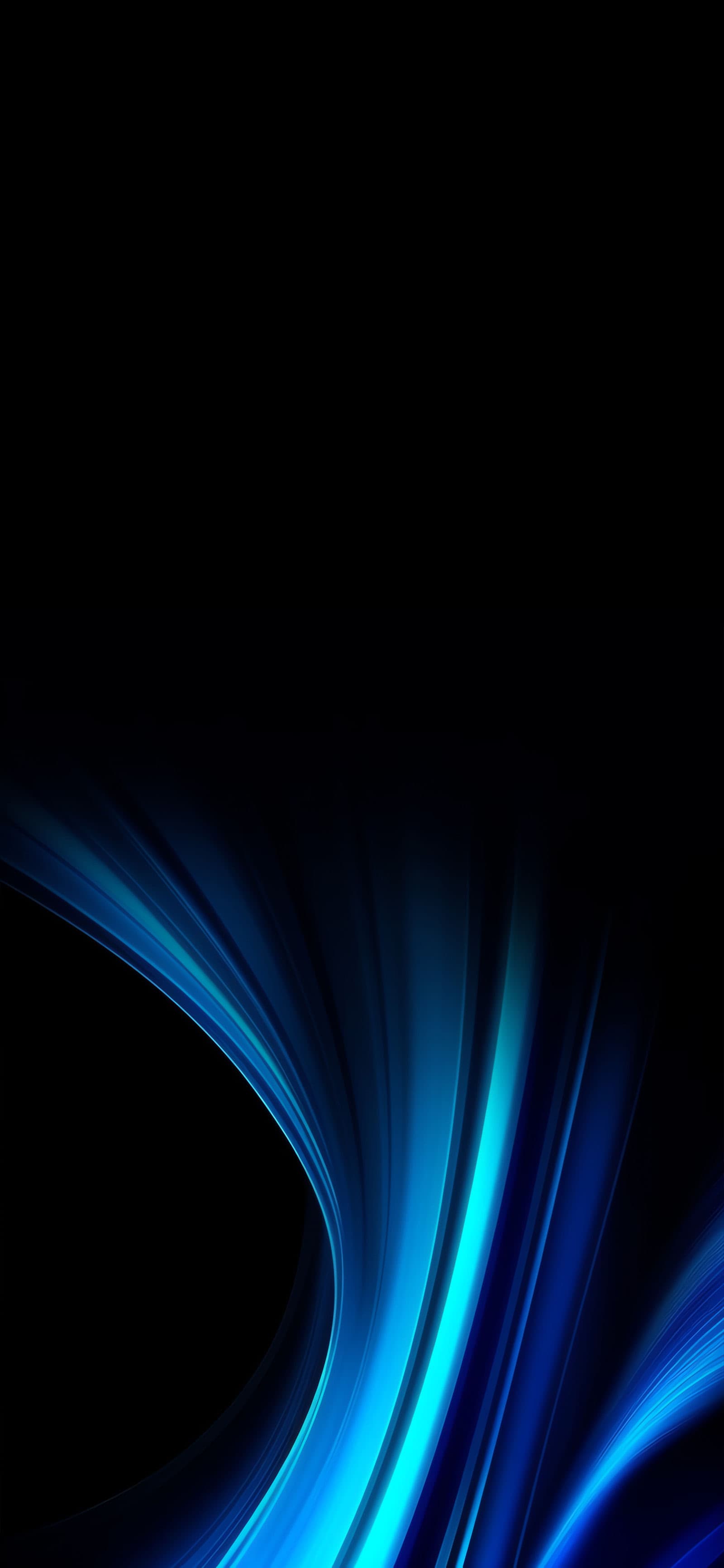 Electric Blue Swirl - Pro phone wallpaper