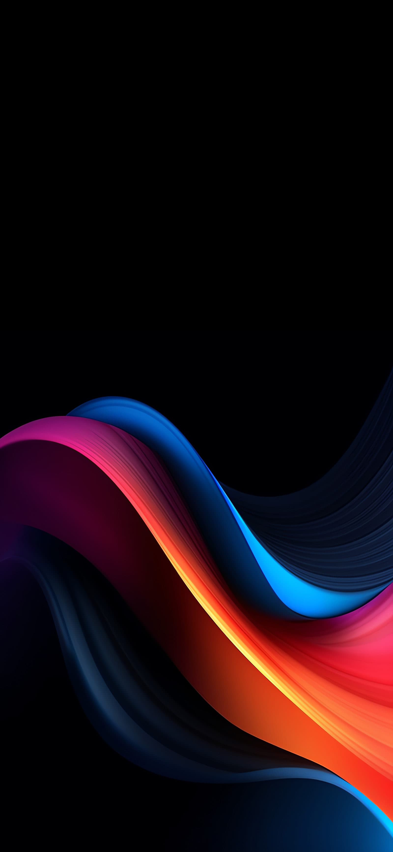 Abstract Dark Ribbon - Pro phone wallpaper
