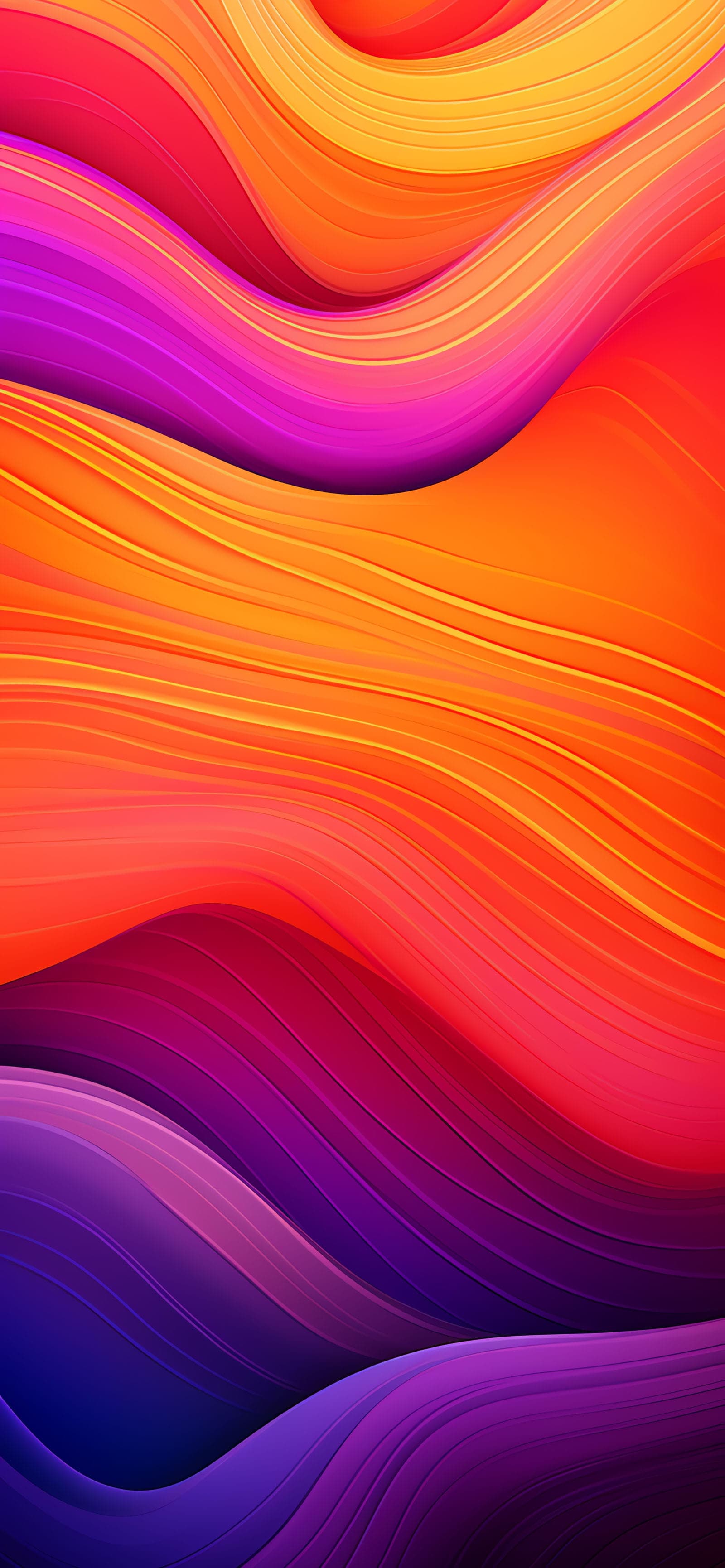 Fiery Color Streams - Pro phone wallpaper