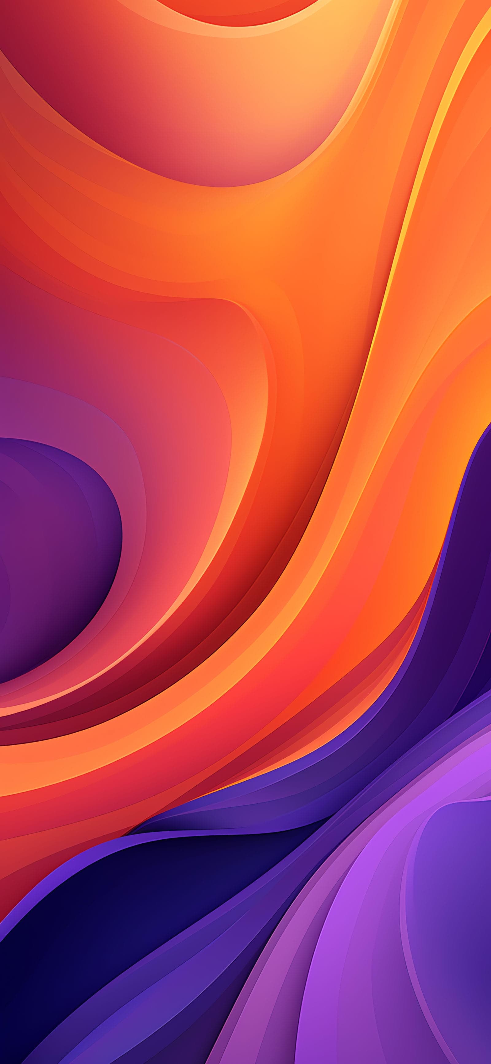 Swirling Color Stream - Pro phone wallpaper