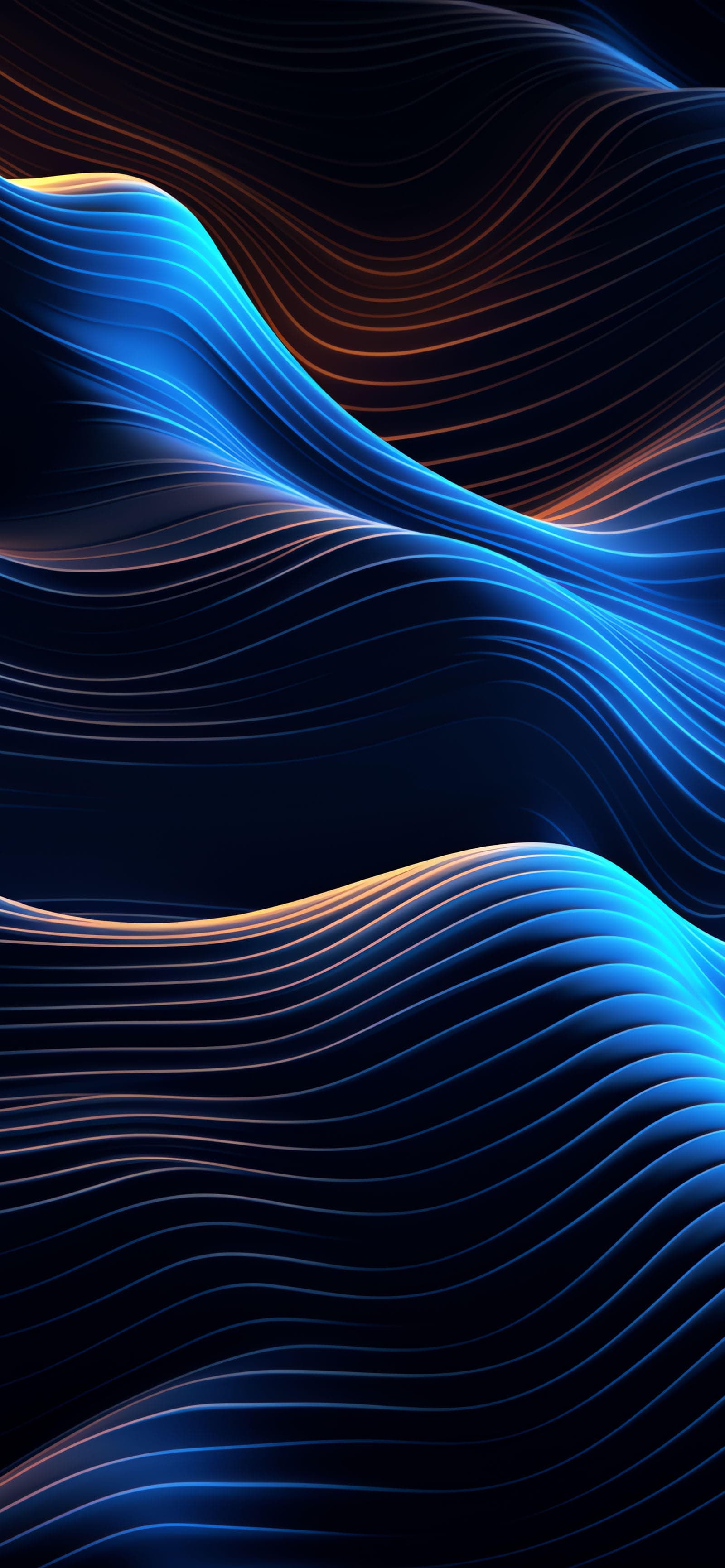 Lined Terrain - Pro phone wallpaper
