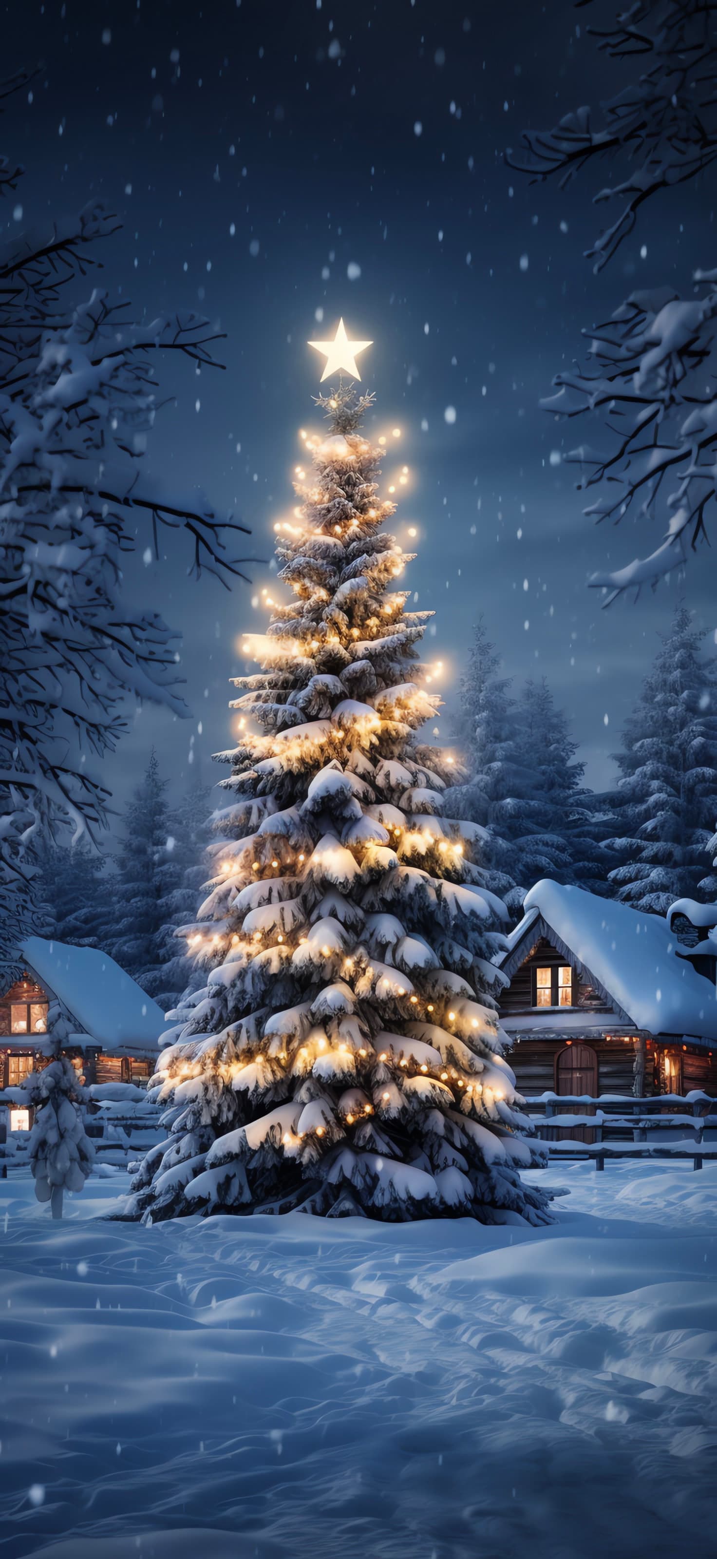 Ornamental Christmas Pattern - Pro phone wallpaper
