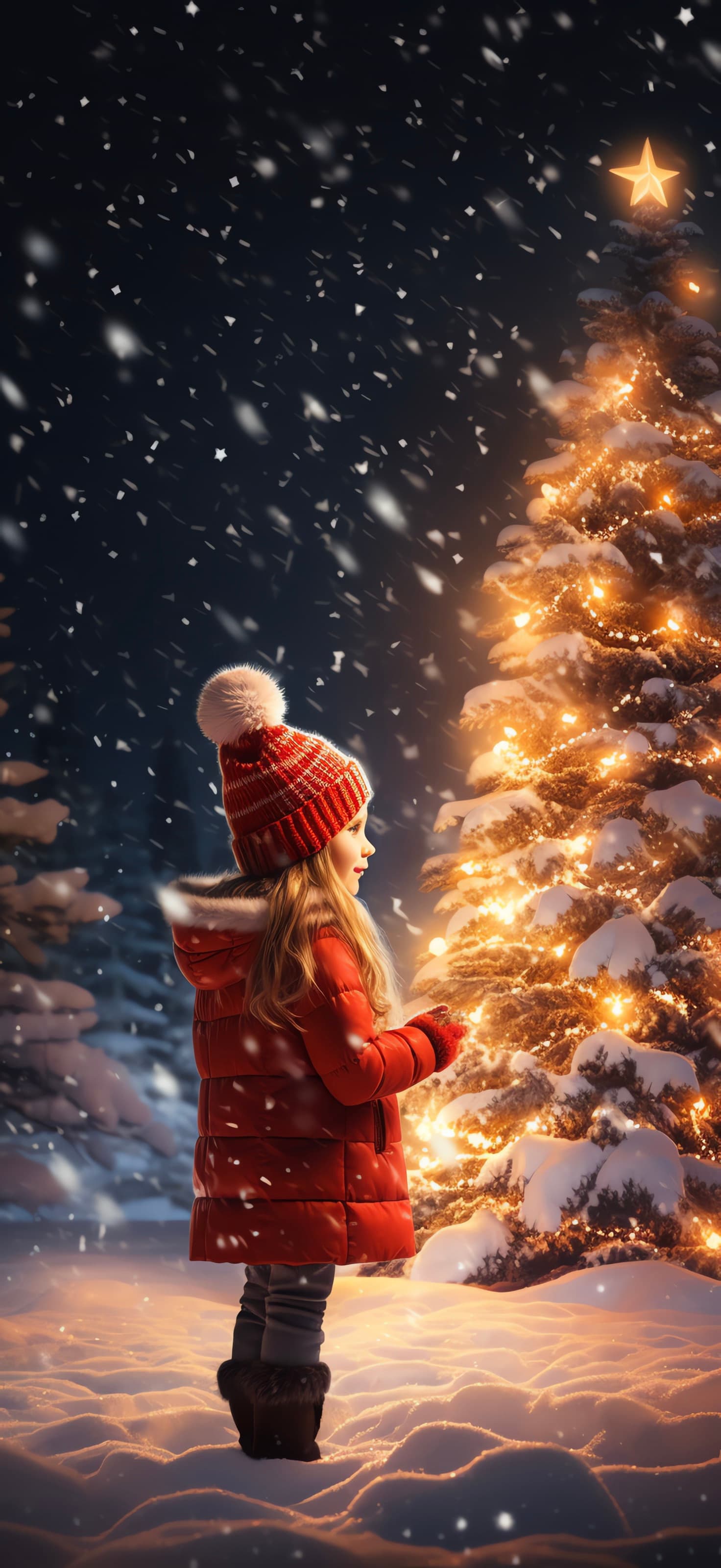 Christmas Tree Wonder - Pro phone wallpaper