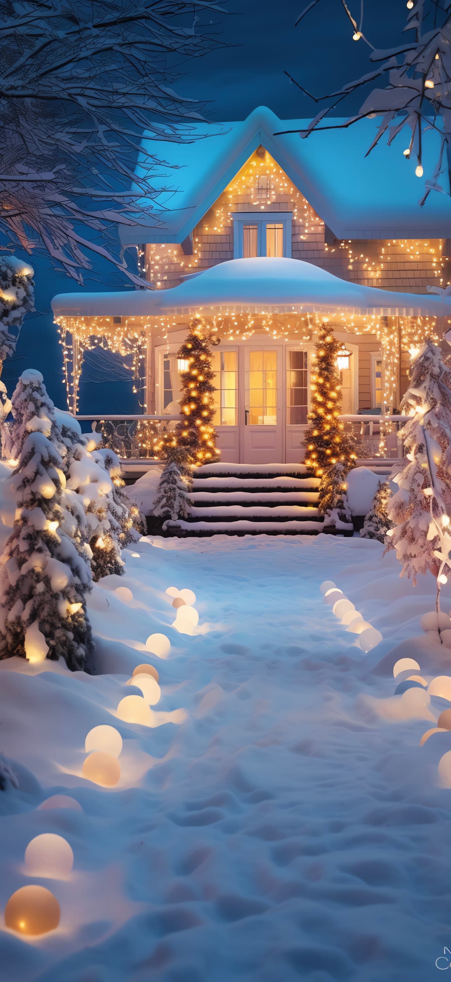 Winter Wonderland Home - Pro phone wallpaper