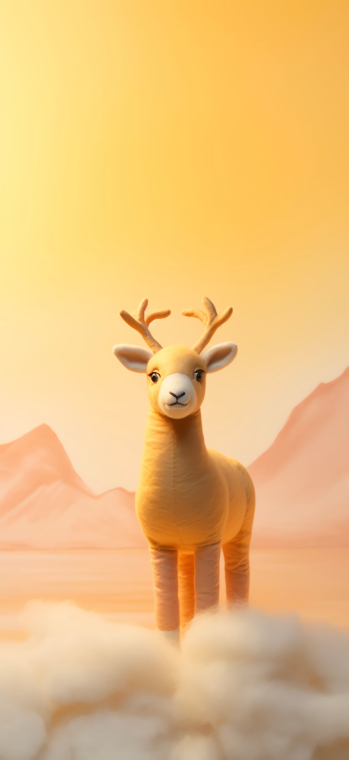Stuffed Reindeer Toy - Pro phone wallpaper